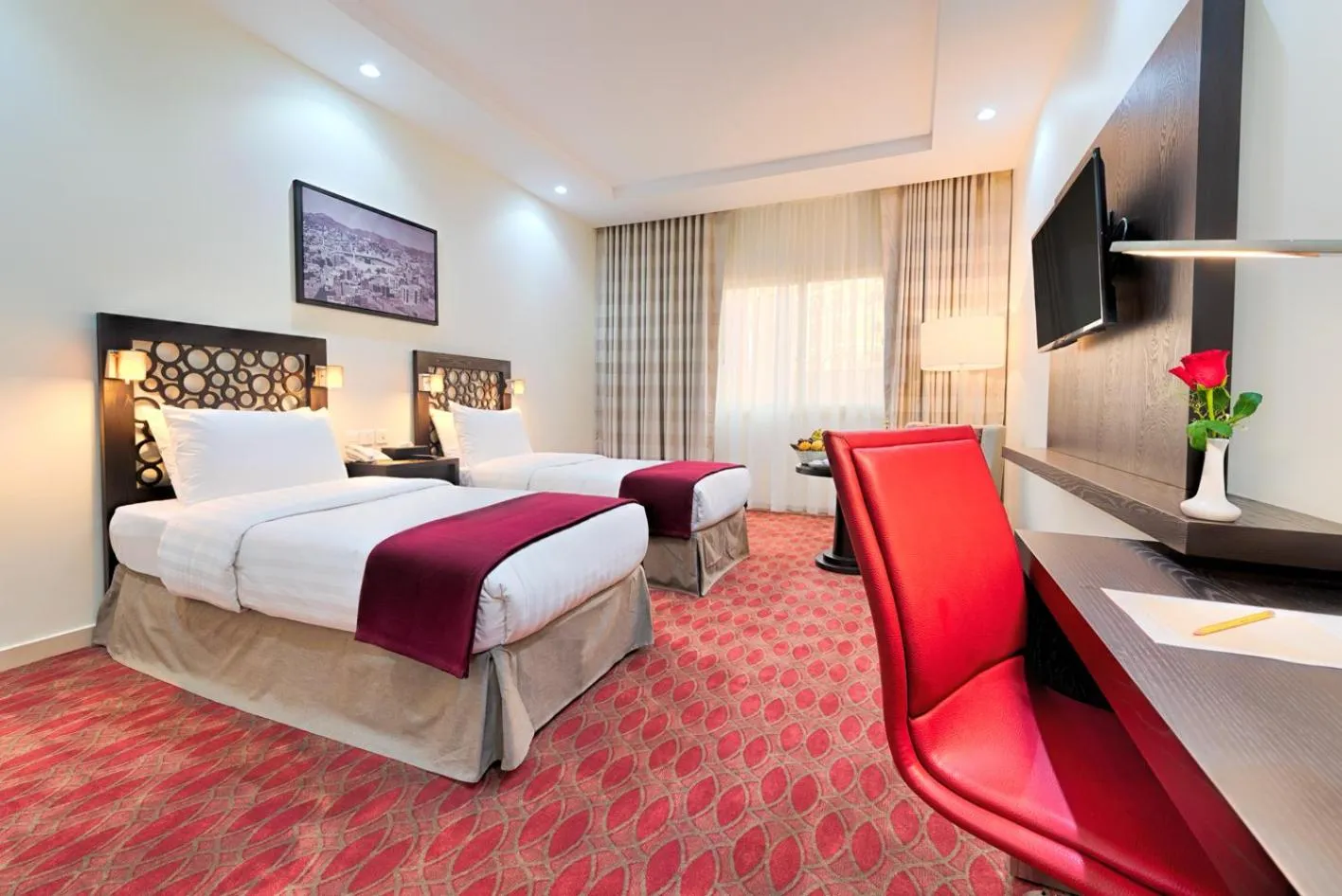 Bed in Al Joud Hotel Makkah