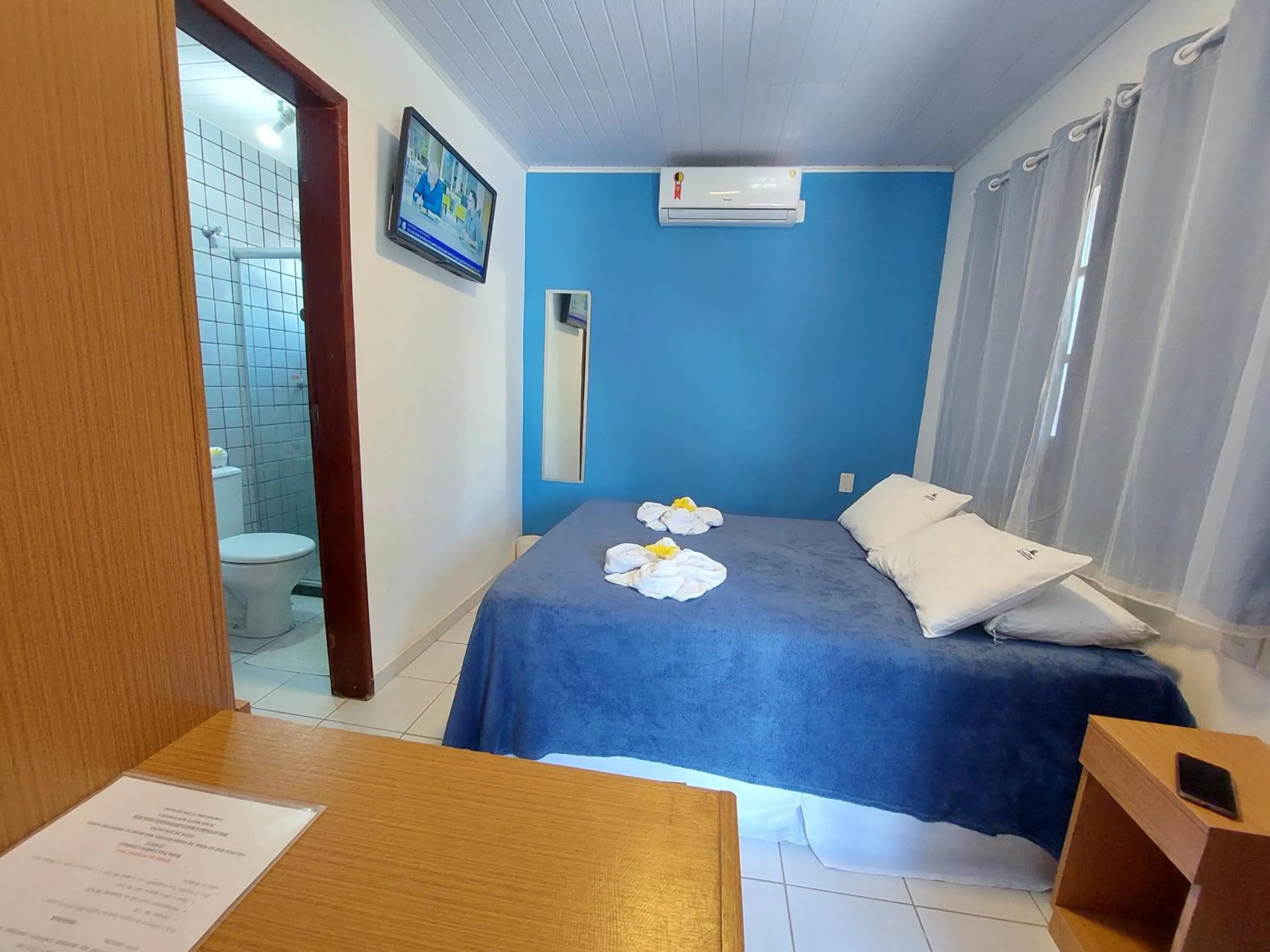 Bedroom, Bed in Pousada Lua Azul