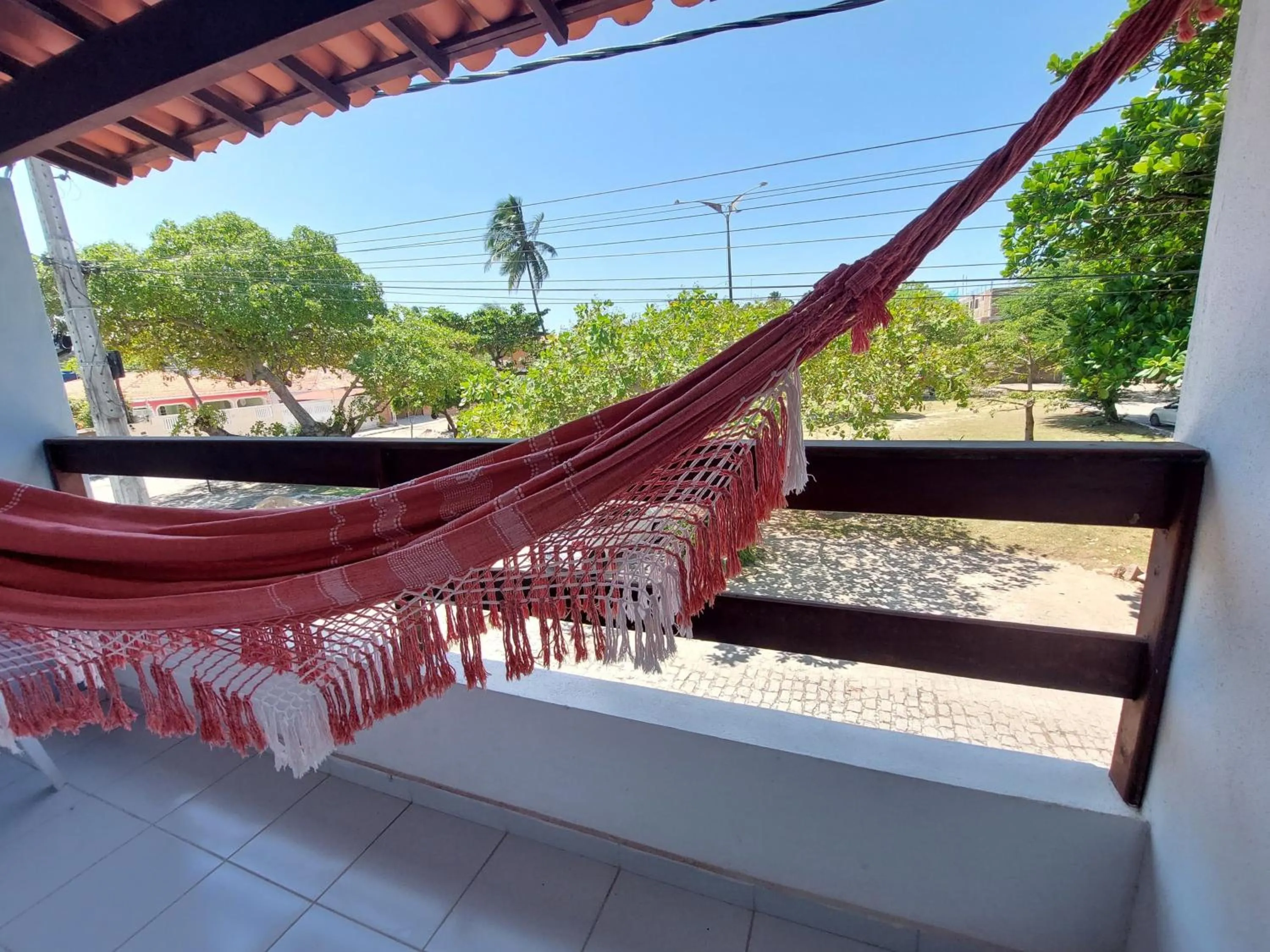 Balcony/Terrace in Pousada Lua Azul