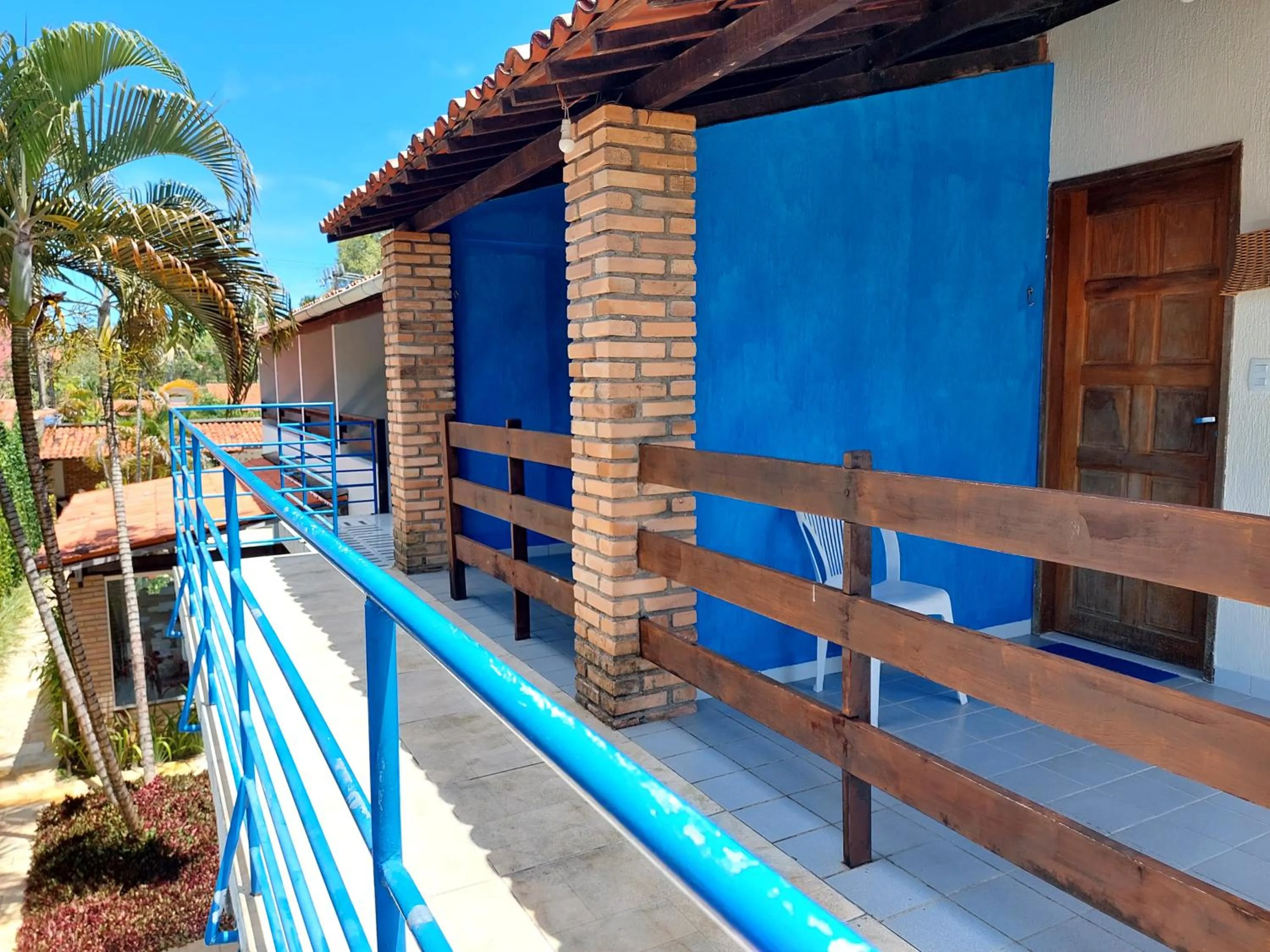Balcony/Terrace in Pousada Lua Azul