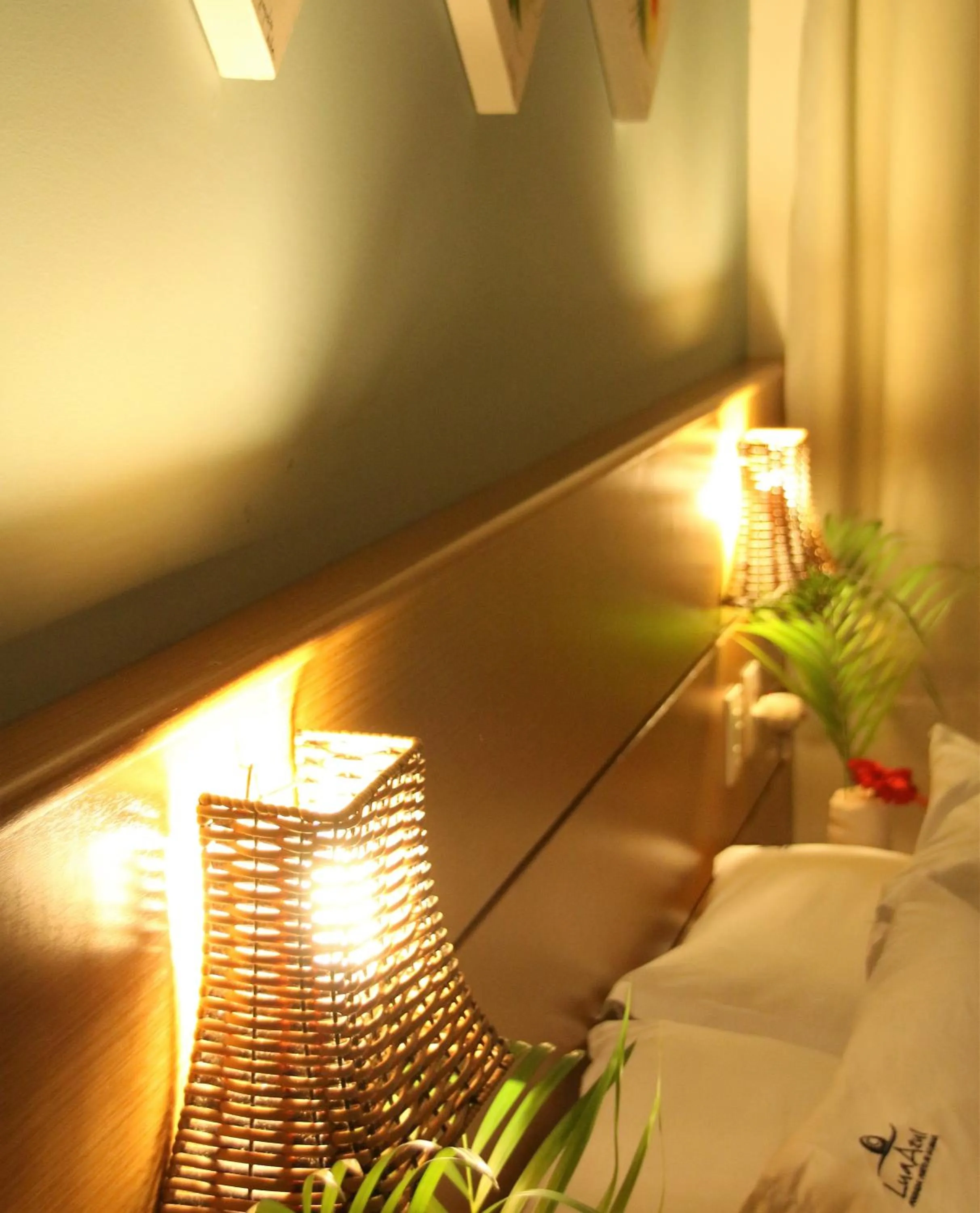 Decorative detail in Pousada Lua Azul