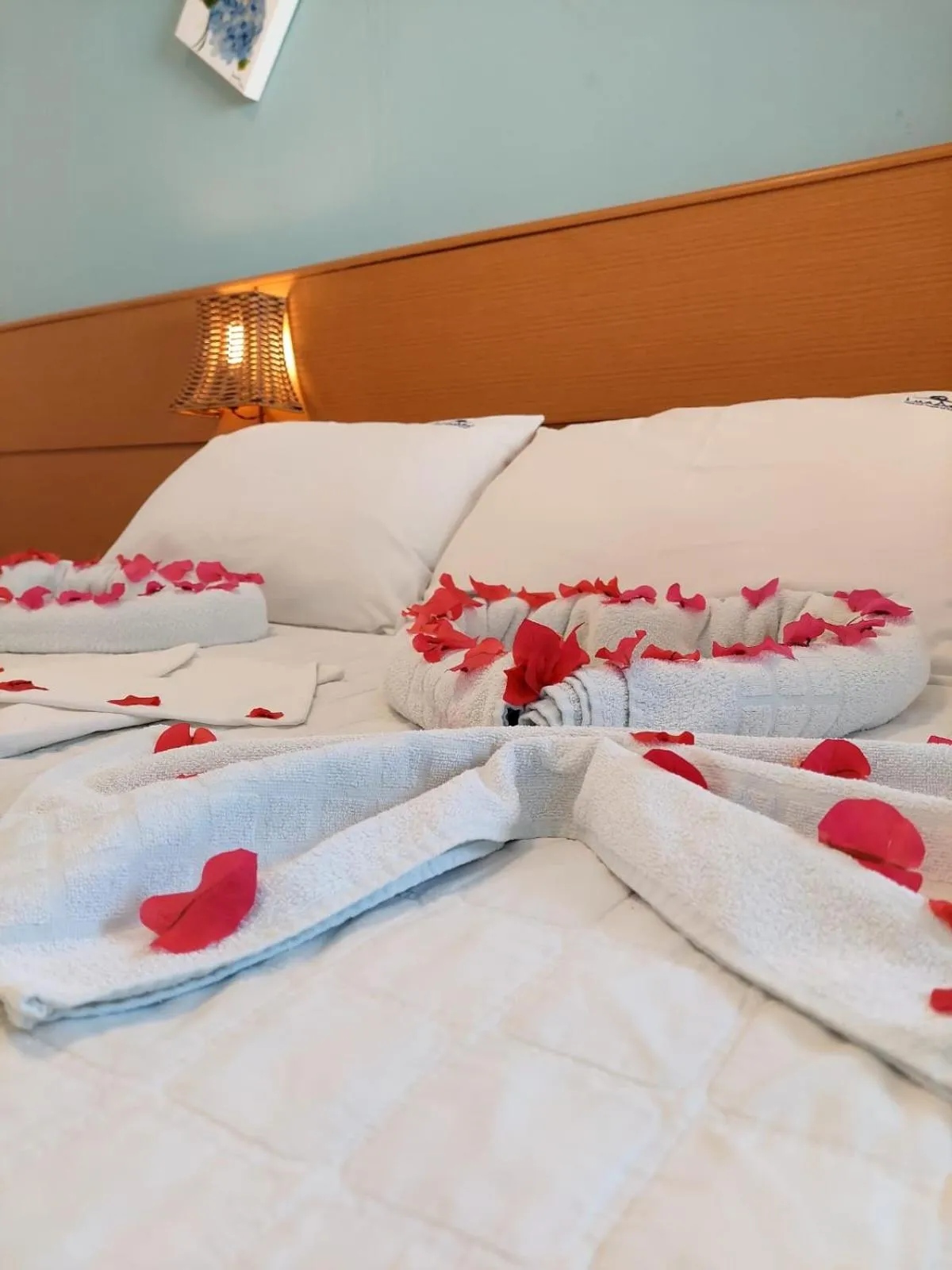 Bed in Pousada Lua Azul