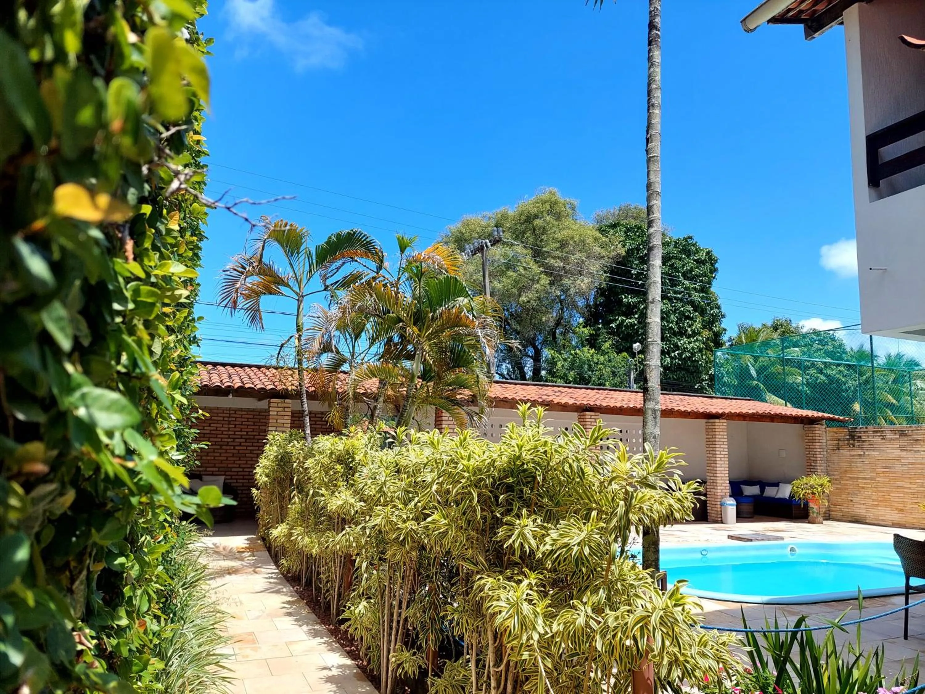 Swimming pool in Pousada Lua Azul