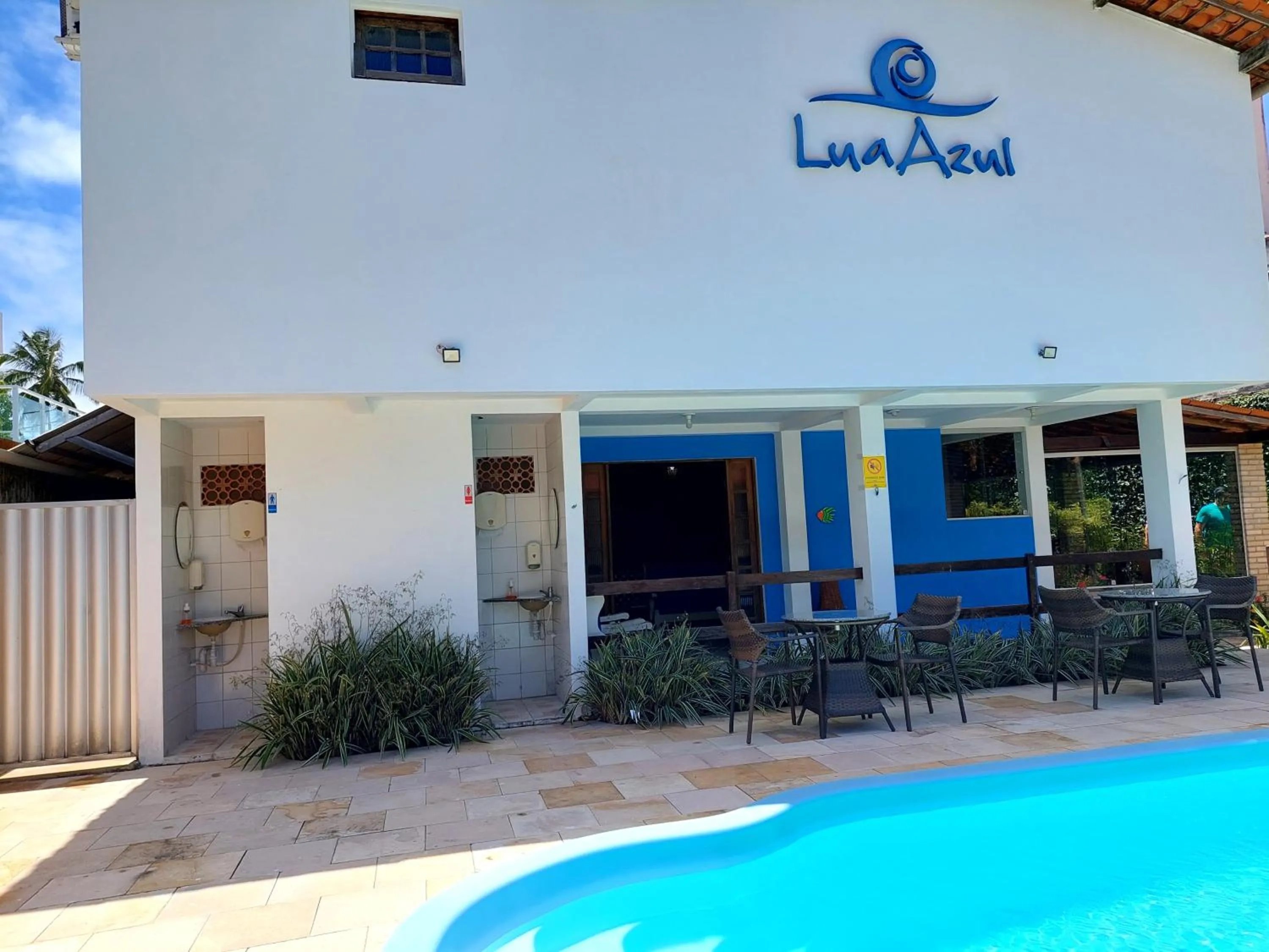 Swimming pool in Pousada Lua Azul