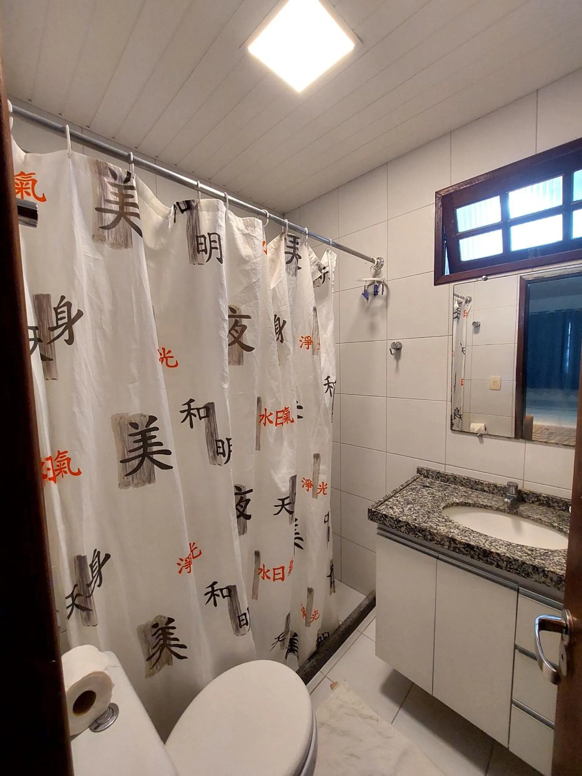 Bathroom in Pousada Lua Azul