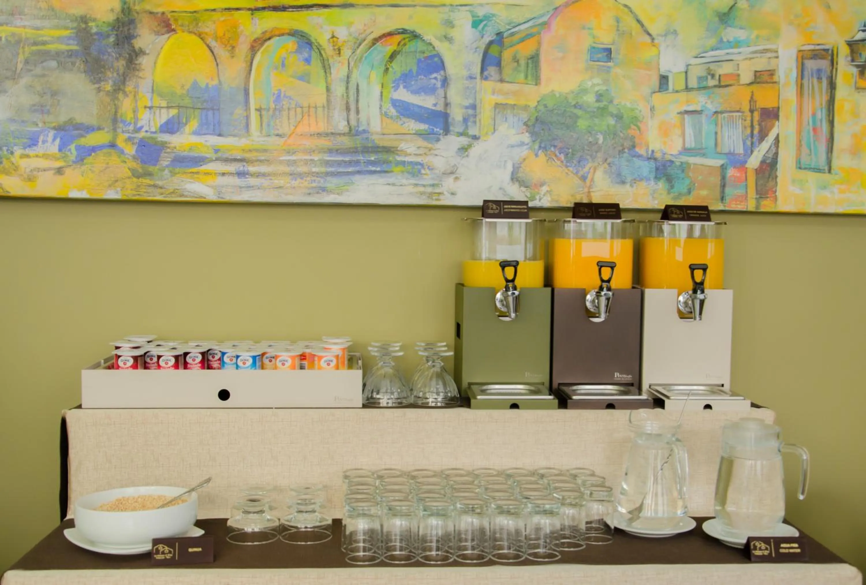 Buffet breakfast in La Maison d'Elise