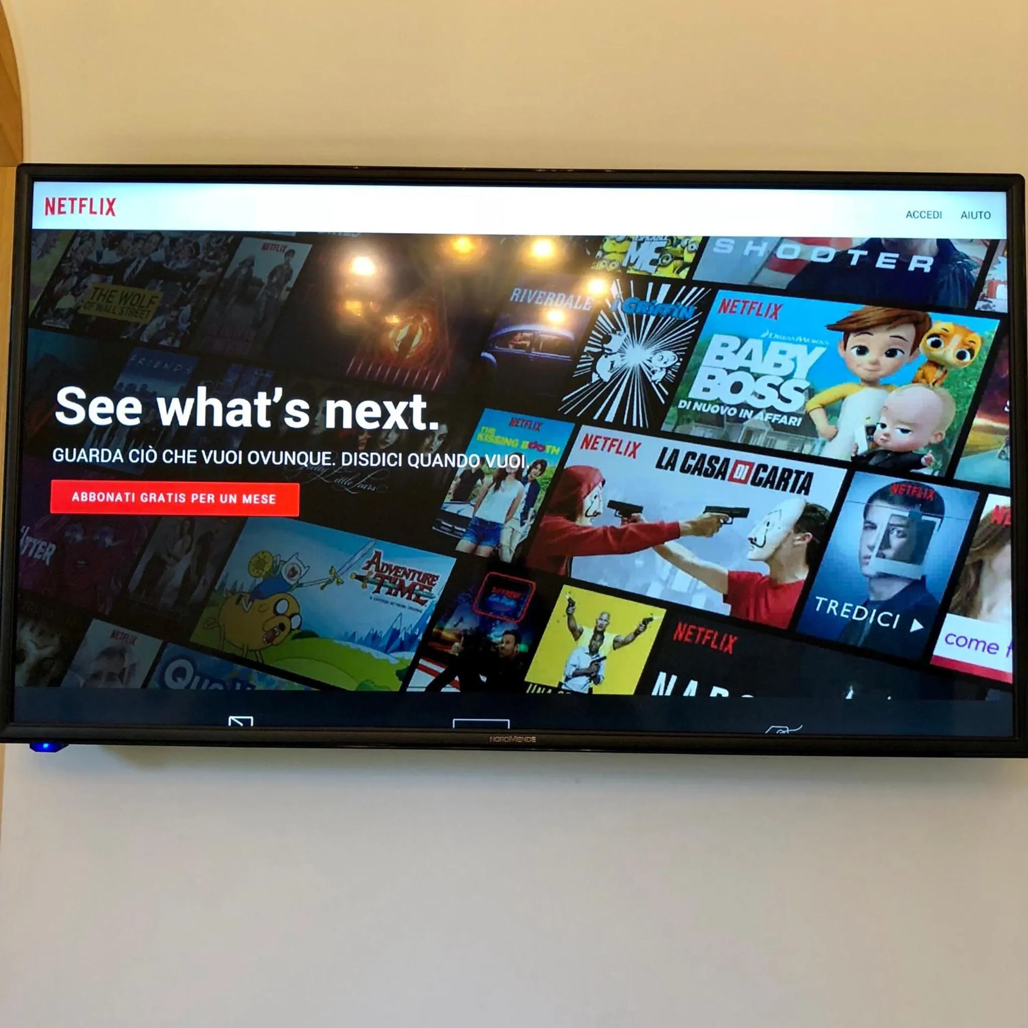 TV and multimedia in B&B Family First