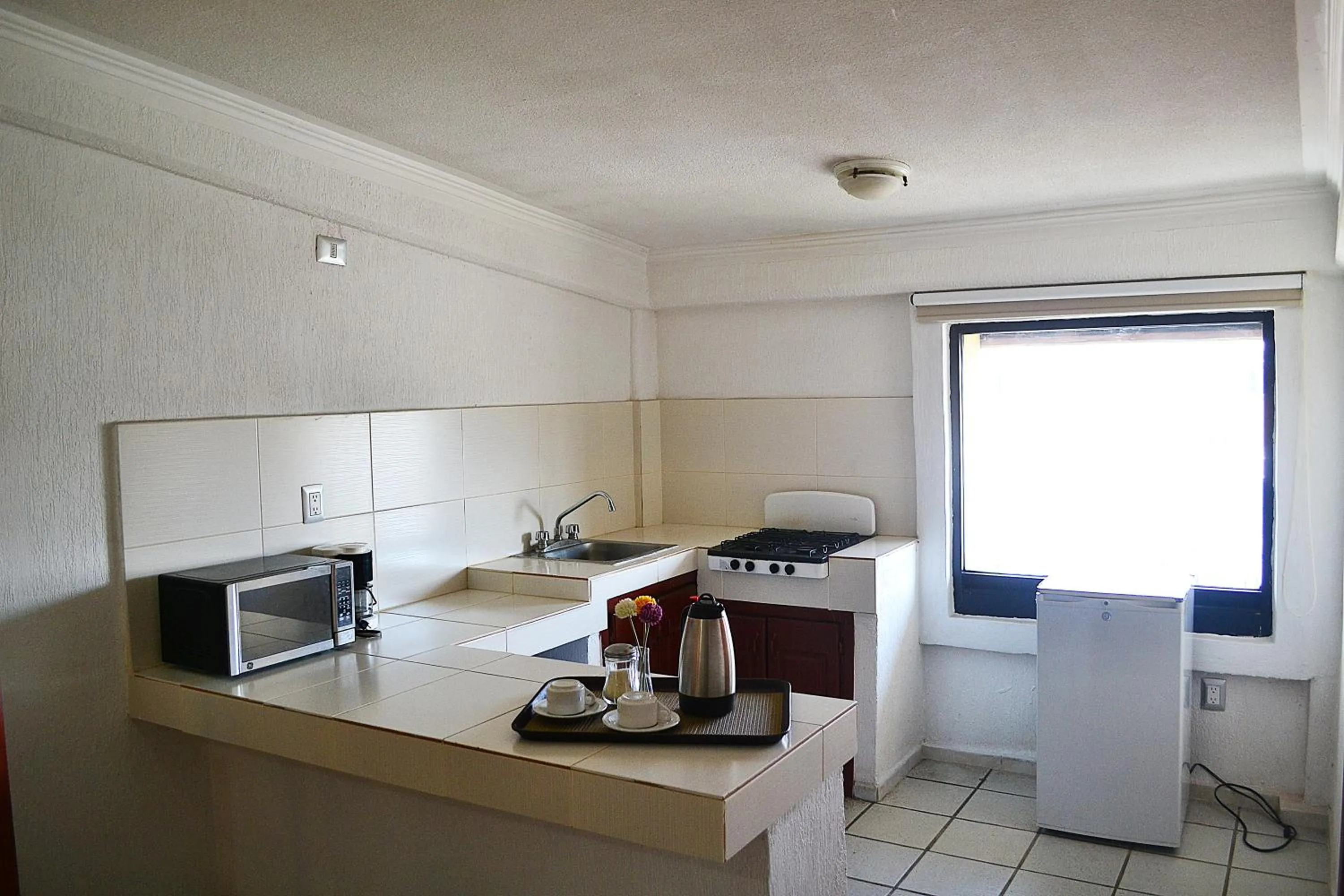 Kitchen or kitchenette in Hotel Campestre Inn