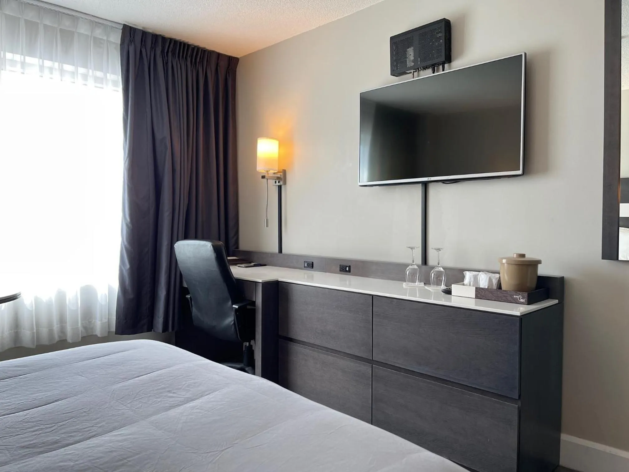 Bedroom, Bed in Auberge de la Gare