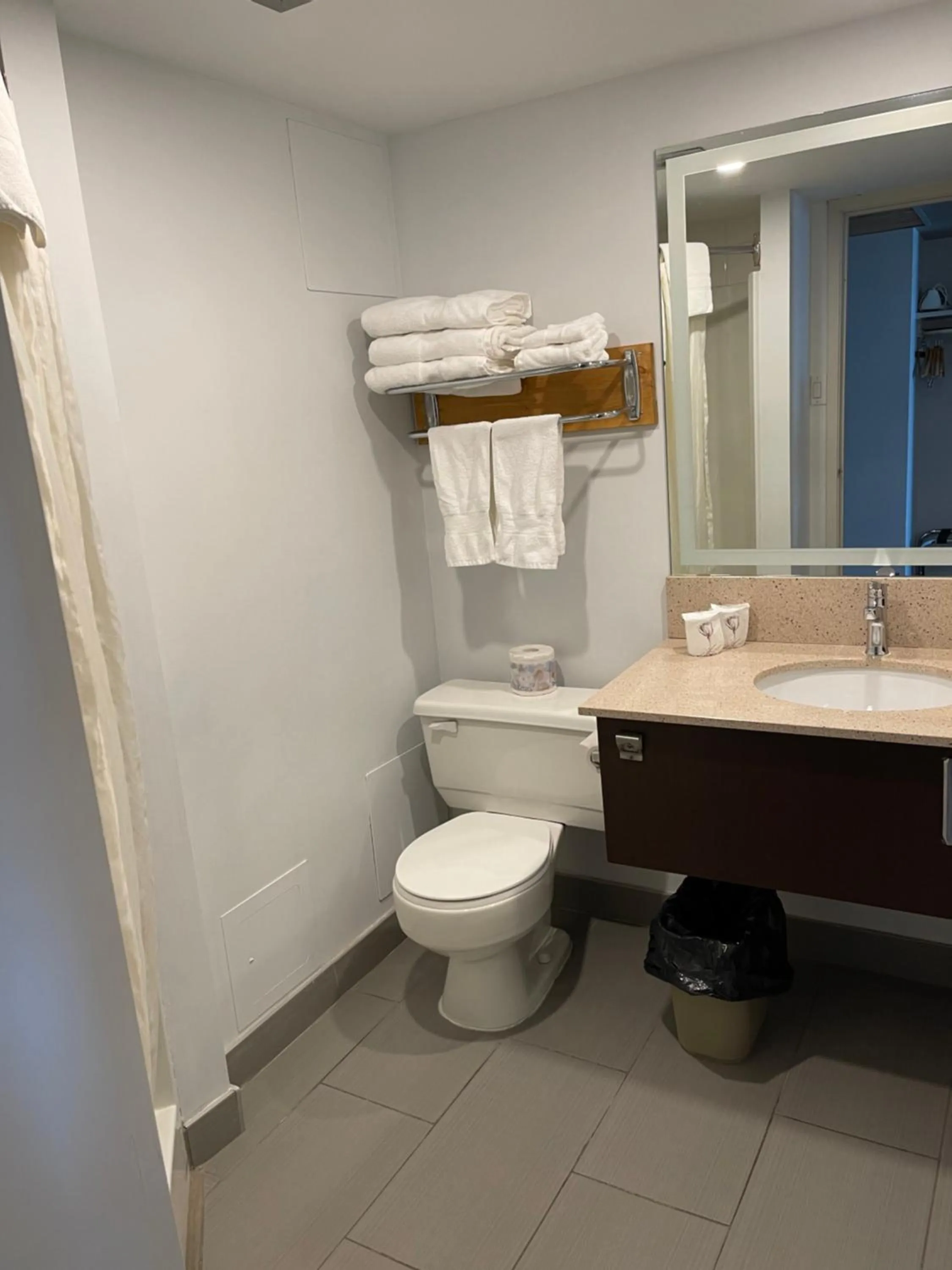 Bathroom in Auberge de la Gare