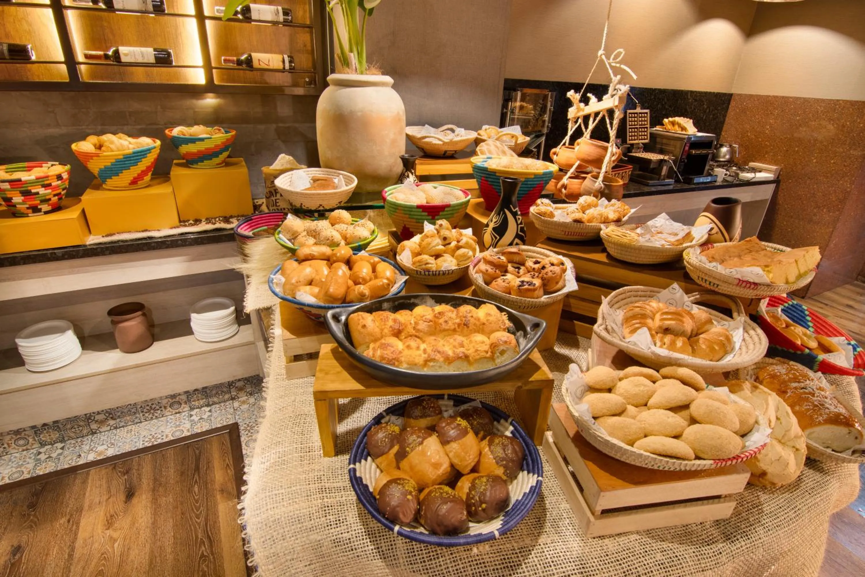 Buffet breakfast in Sheraton Bogotá Hotel