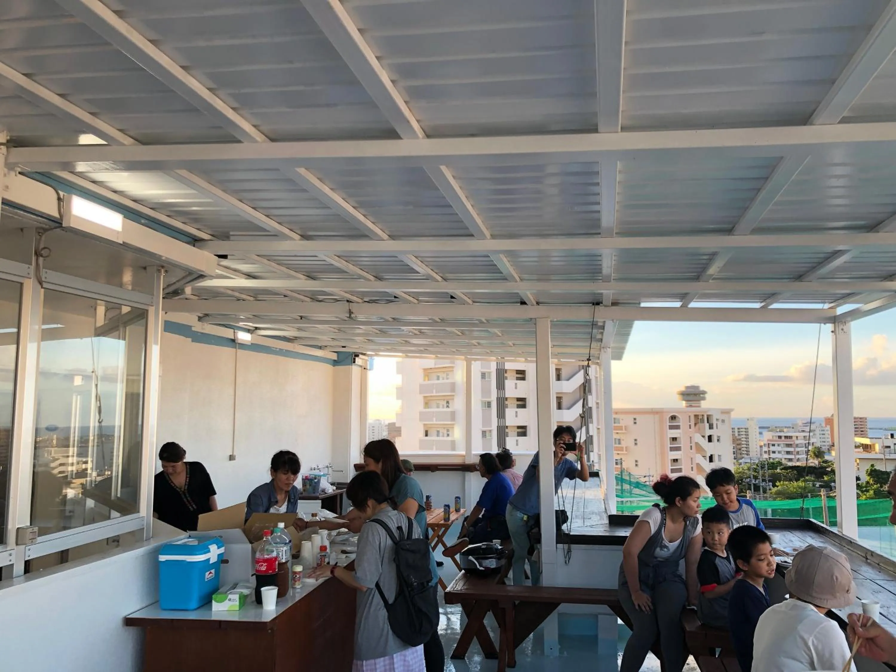 Balcony/Terrace in Sunset Hills Inn Naha