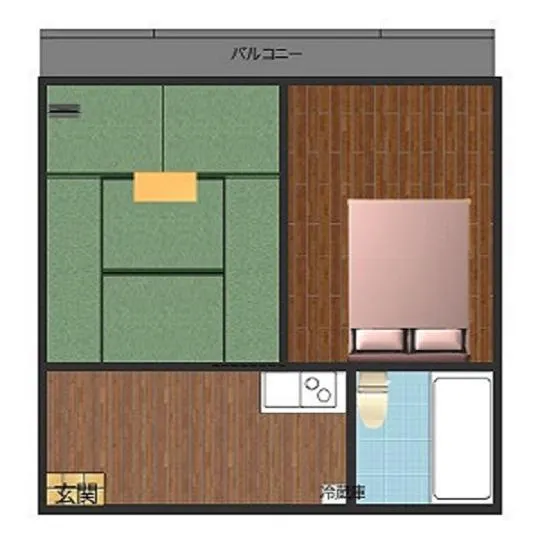Floor plan in Sunset Hills Inn Naha