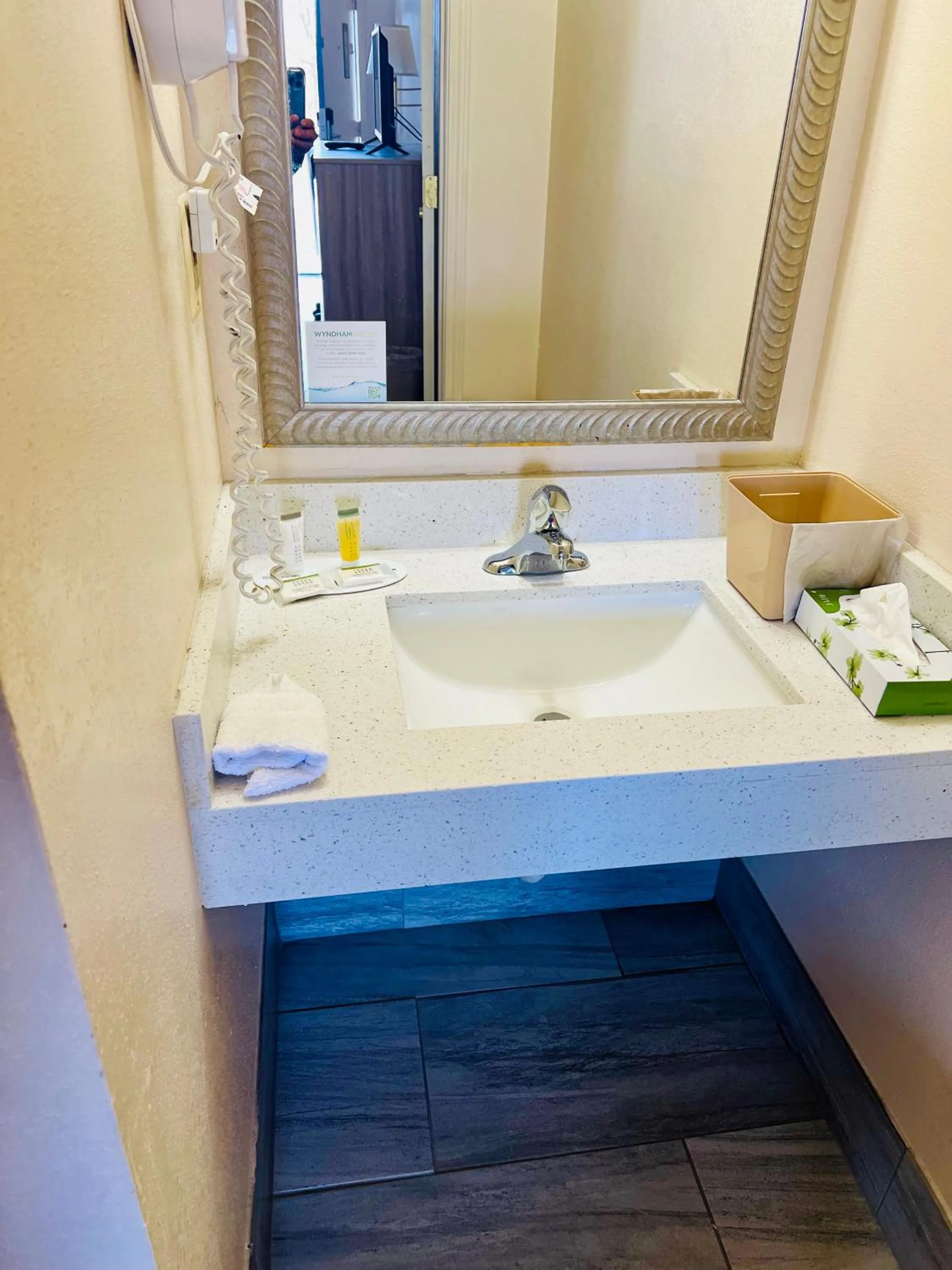 Bathroom in Days Inn by Wyndham Fort Wayne