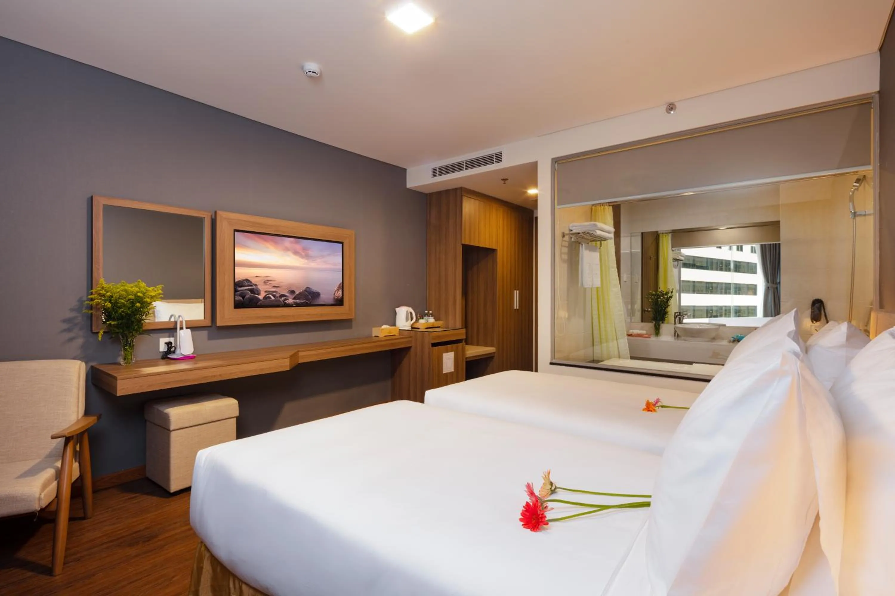 TV and multimedia, Bed in Libra Hotel Nha Trang