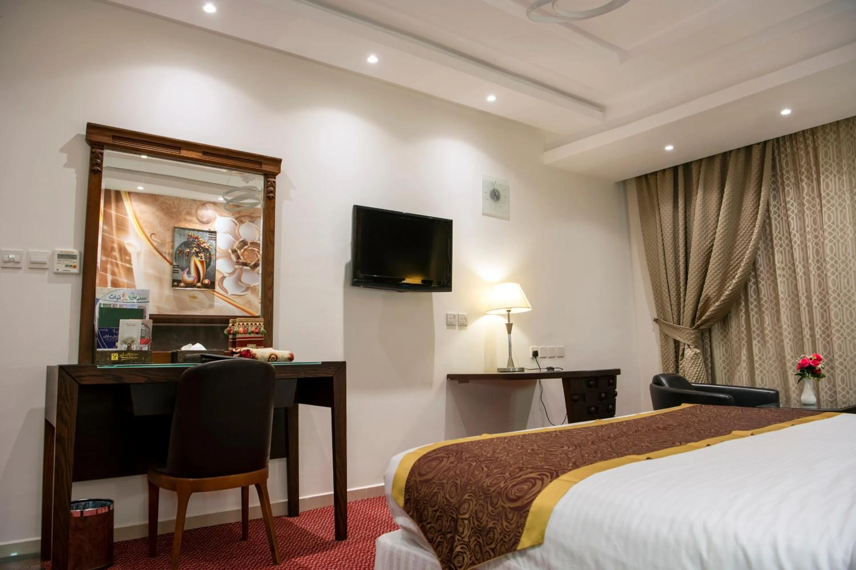 Photo of the whole room, Bed in Jazan Inn Hotel