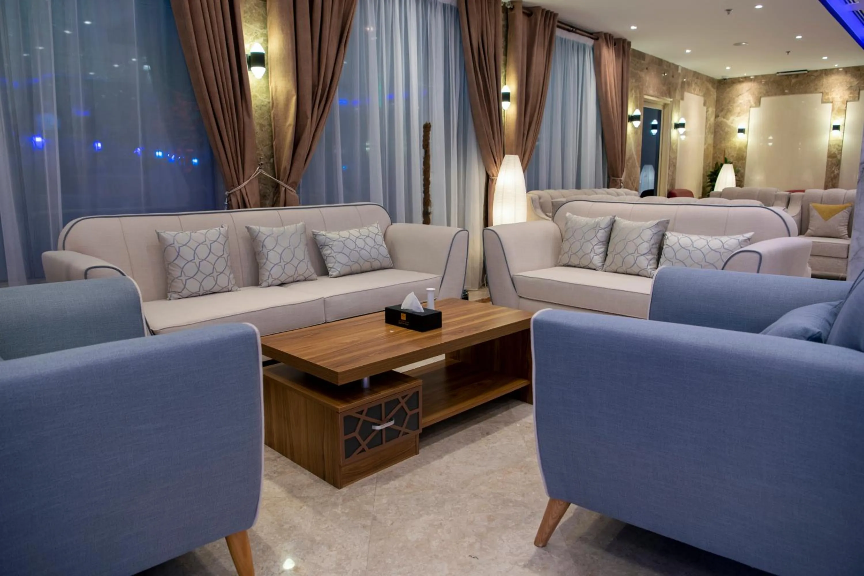 Seating area in Jazan Inn Hotel