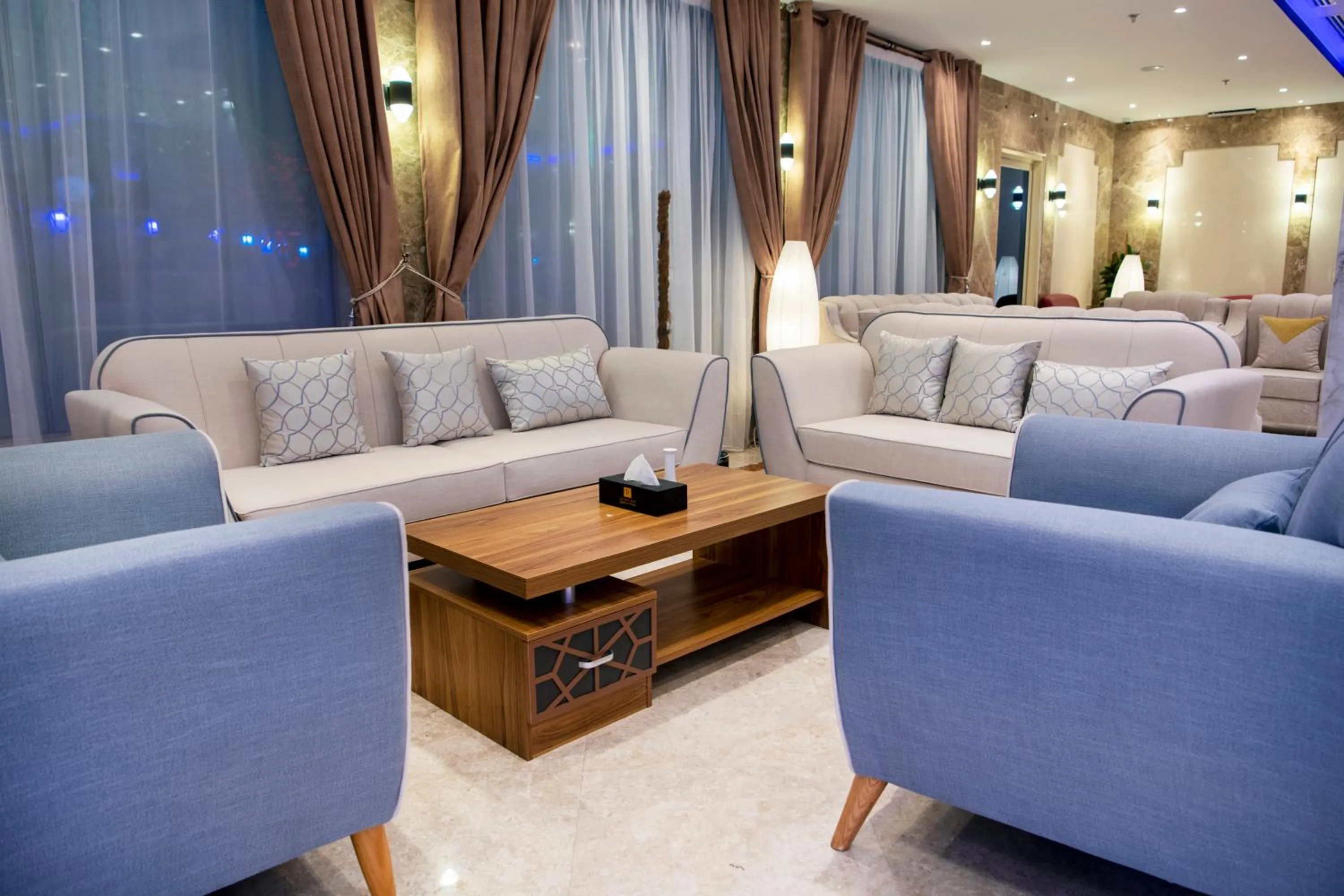 Seating area in Jazan Inn Hotel