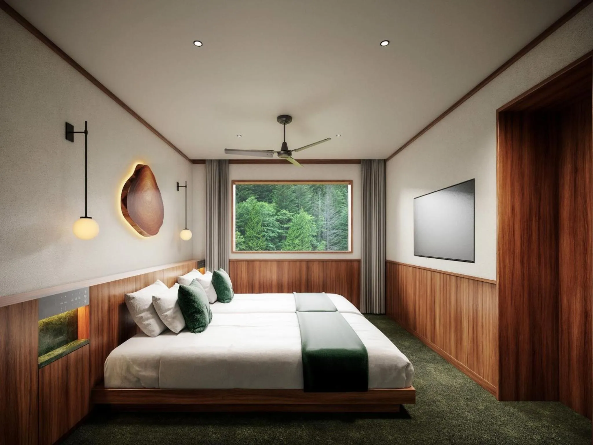 Bedroom, Bed in Sankara Hotel & Spa Yakushima