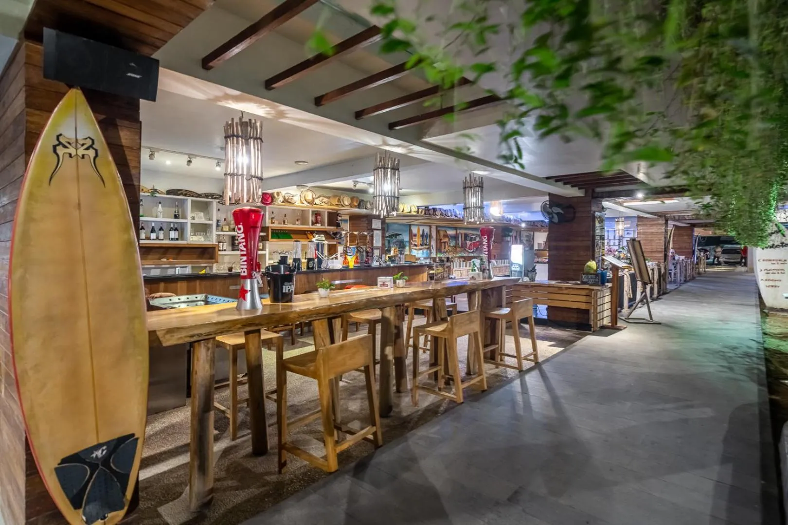 Lounge or bar in Bliss Surfer Hotel Legian