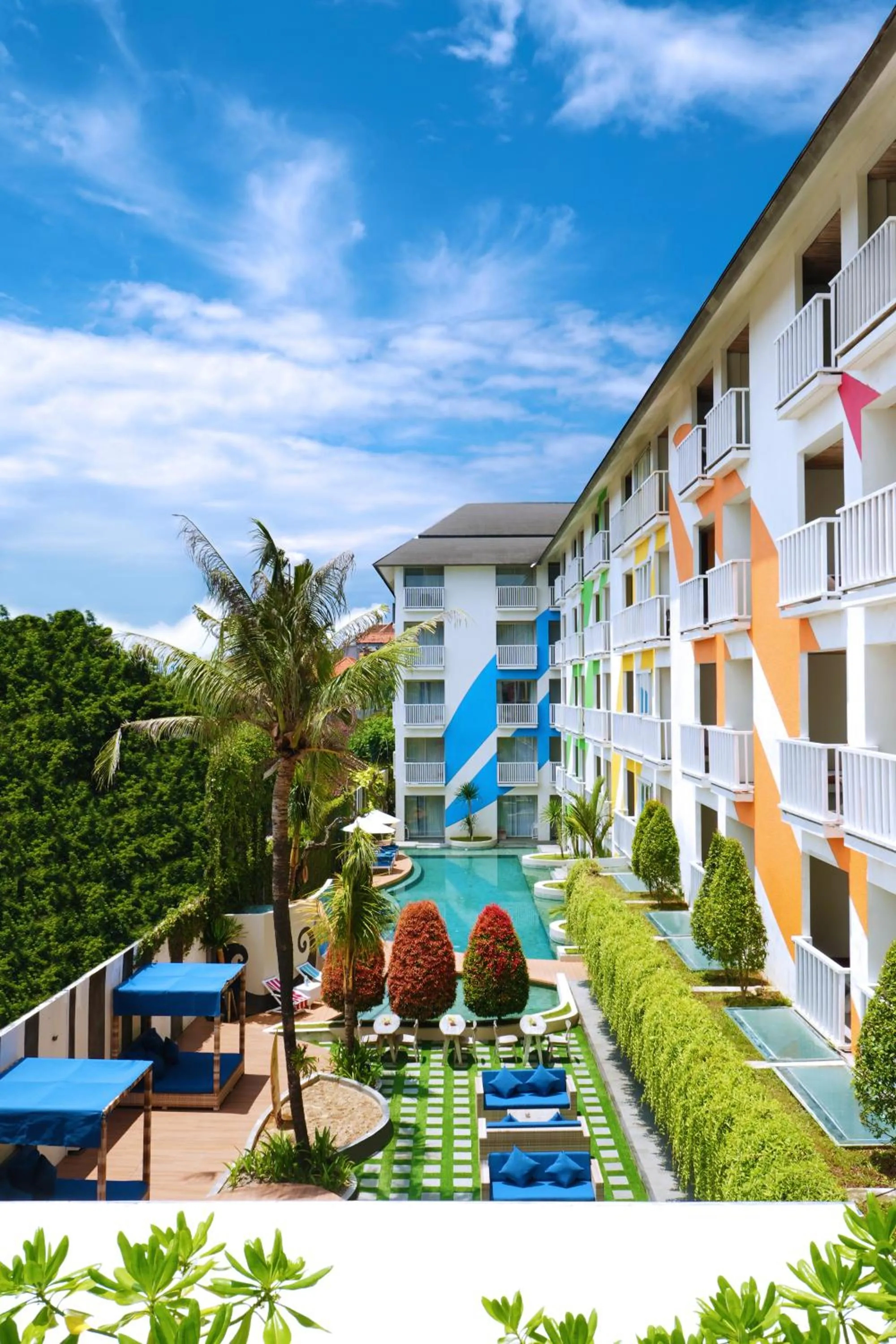 Property building in Bliss Surfer Hotel Legian