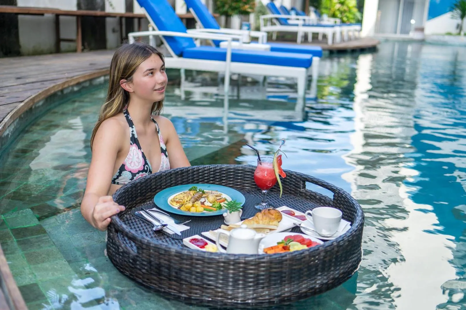 Guests in Bliss Surfer Hotel Legian