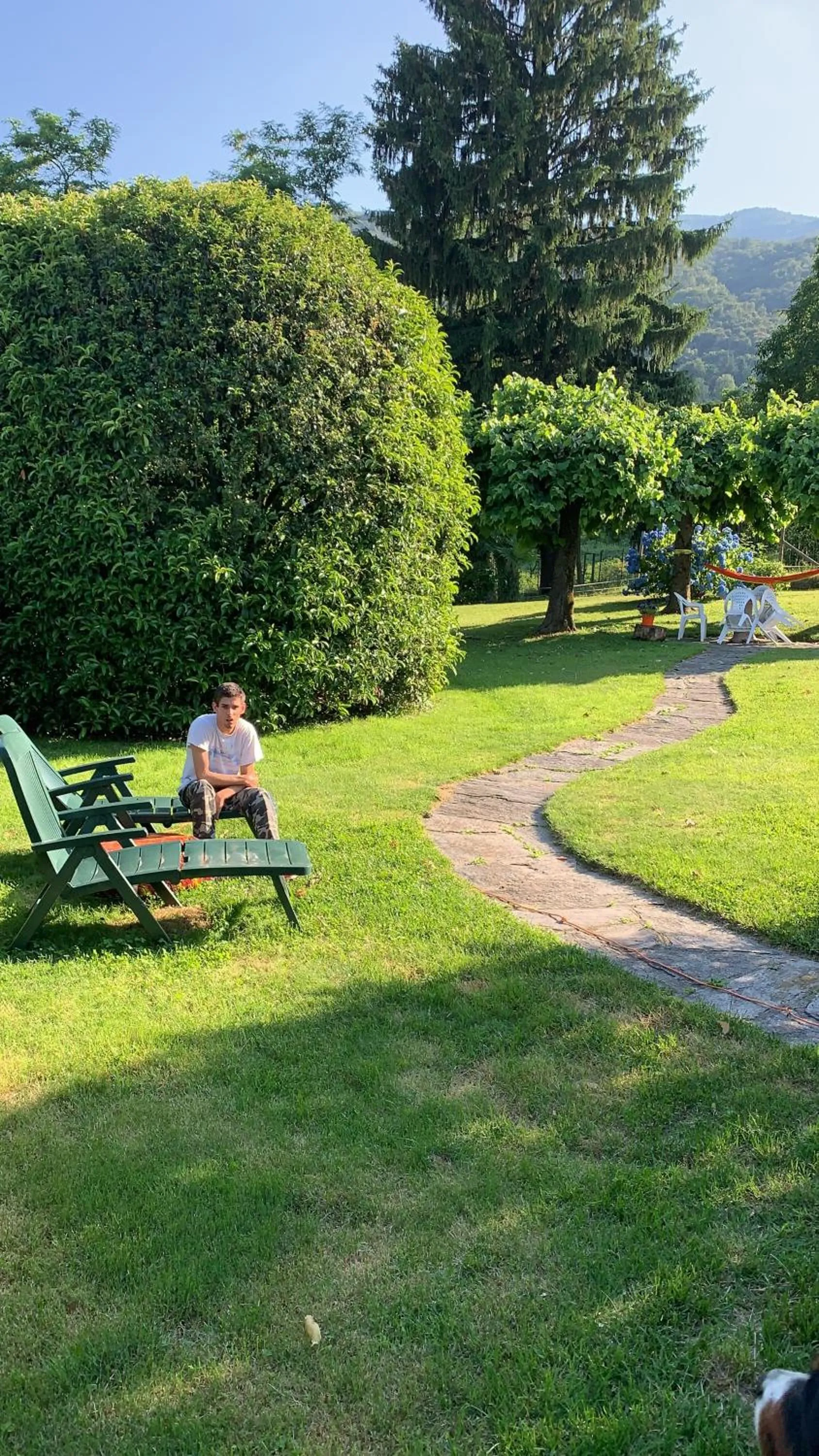 Garden in B&B Il tempo del sogno con cani e gatti Pet&Breakfast