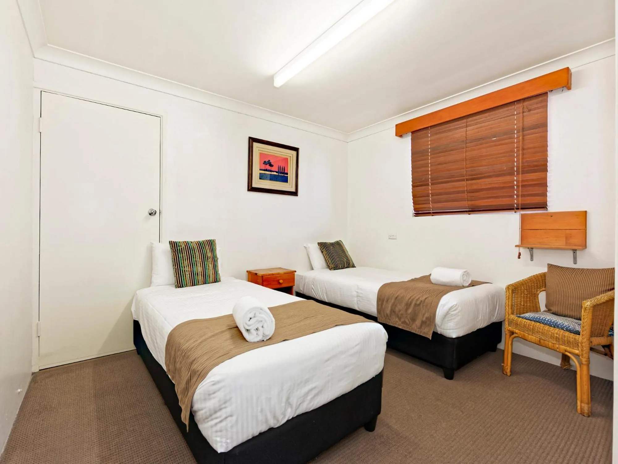 Bed in Riviera Motel Bundaberg