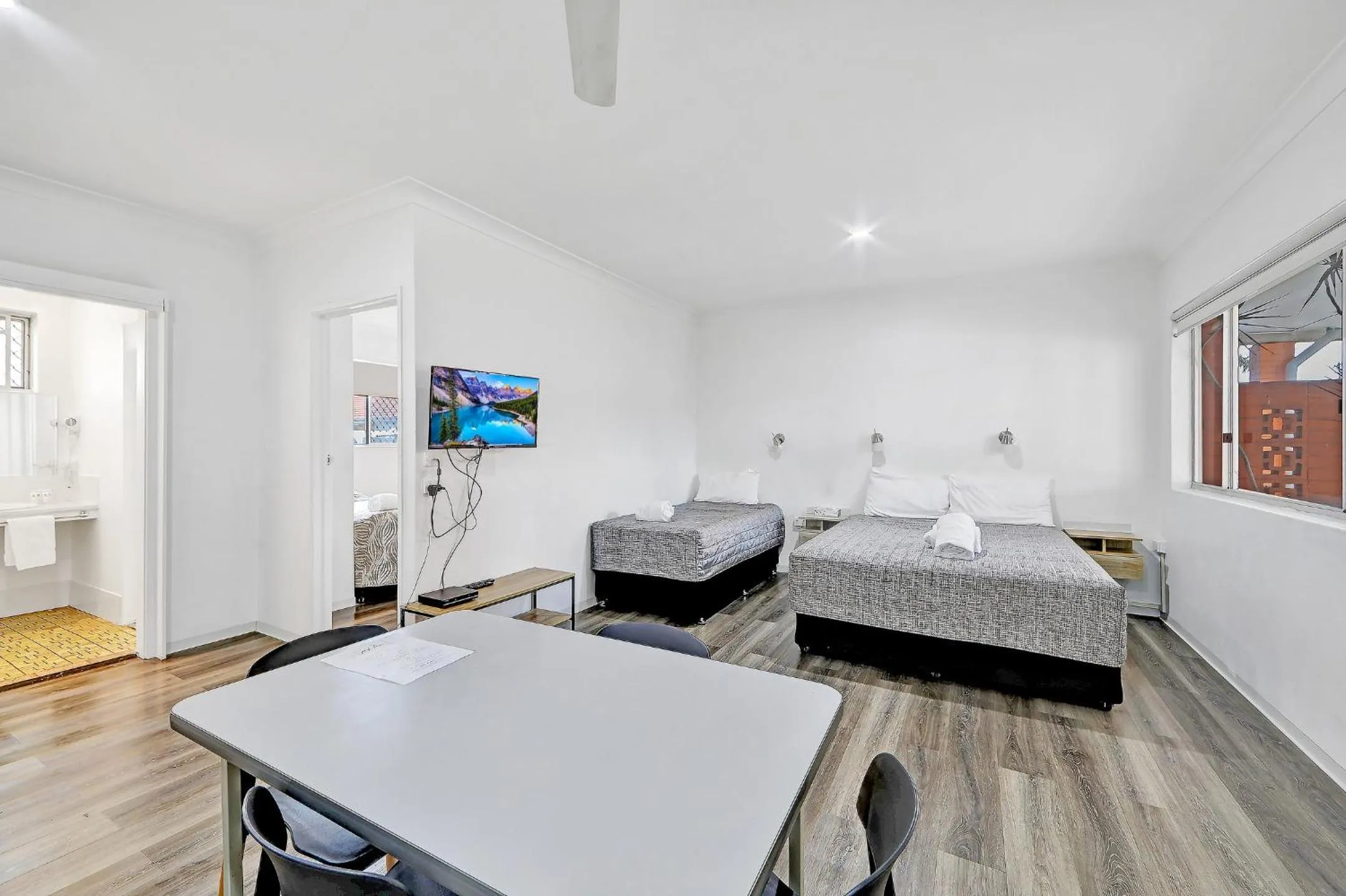 Bed in Riviera Motel Bundaberg