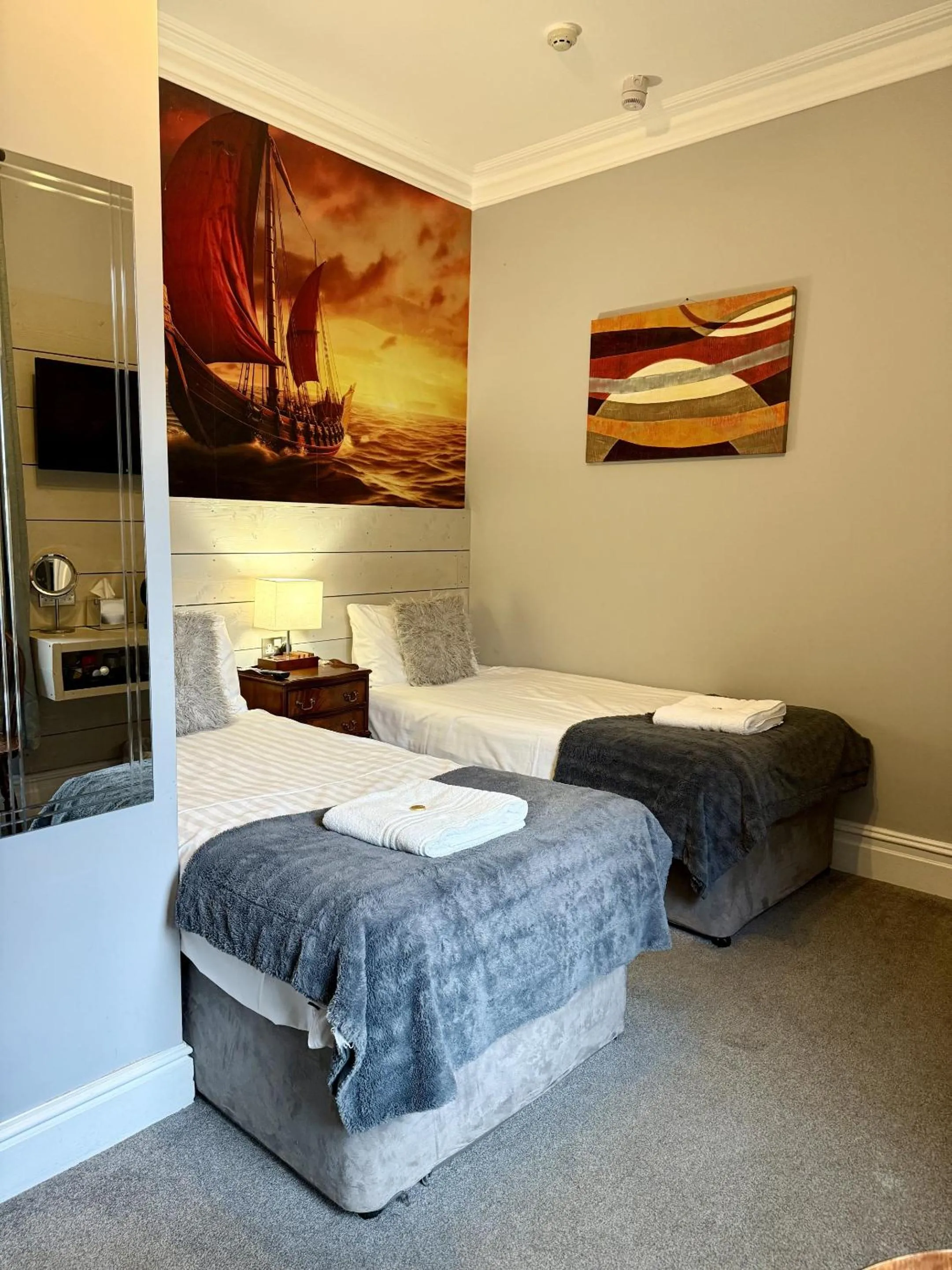 Bedroom, Bed in Vikings Accommodation