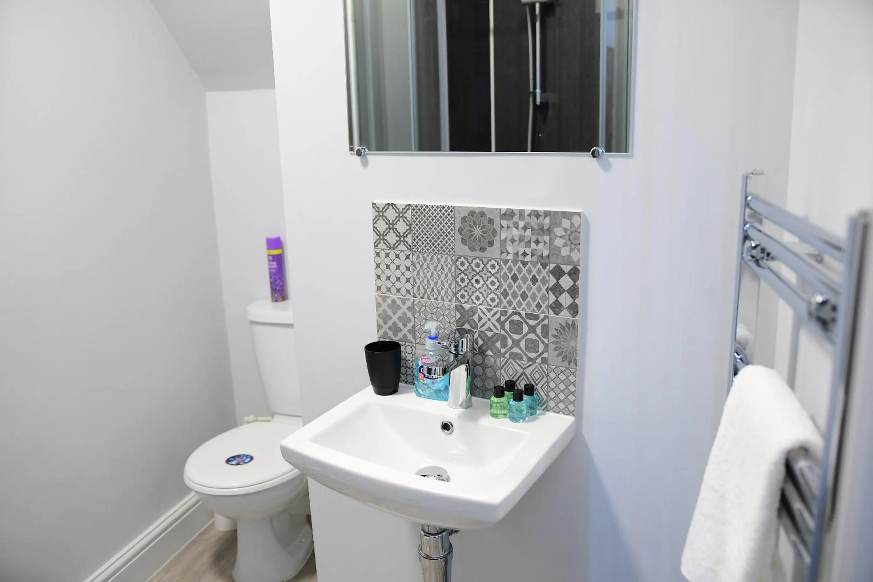 Bathroom in Vikings Accommodation