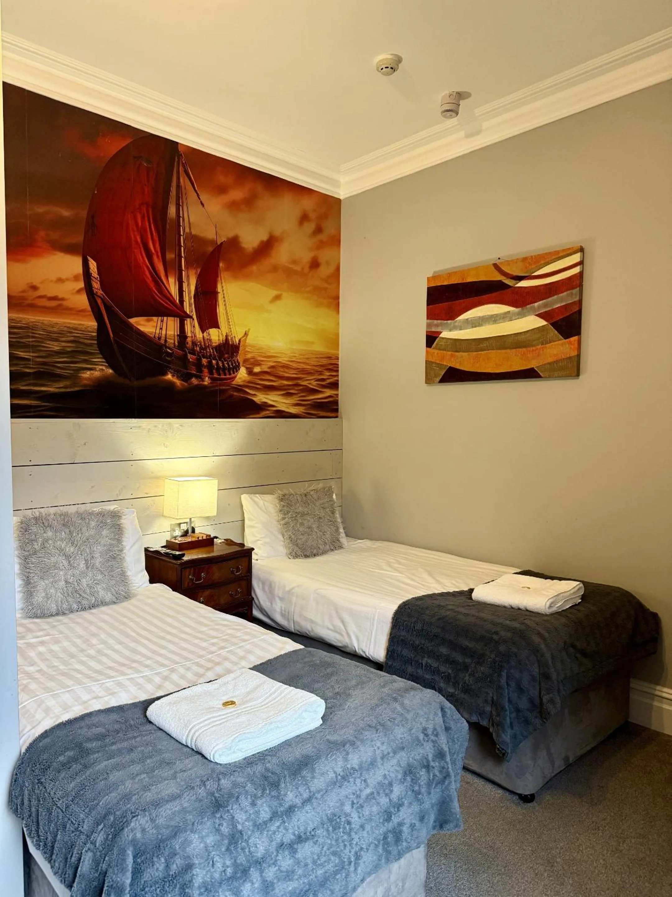 Bedroom, Bed in Vikings Accommodation