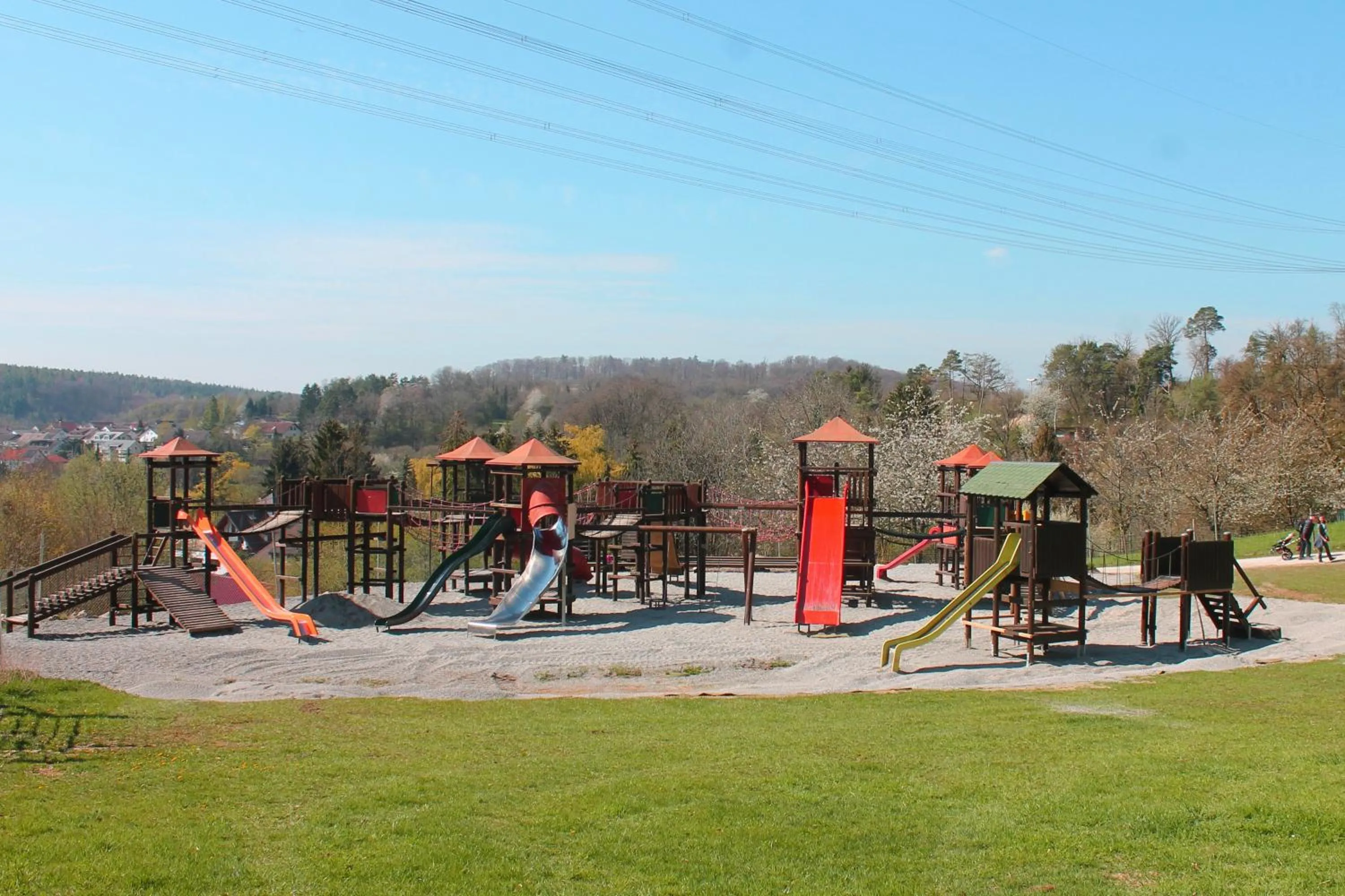 Children play ground in Erlebnisgastronomie Lochmuhle