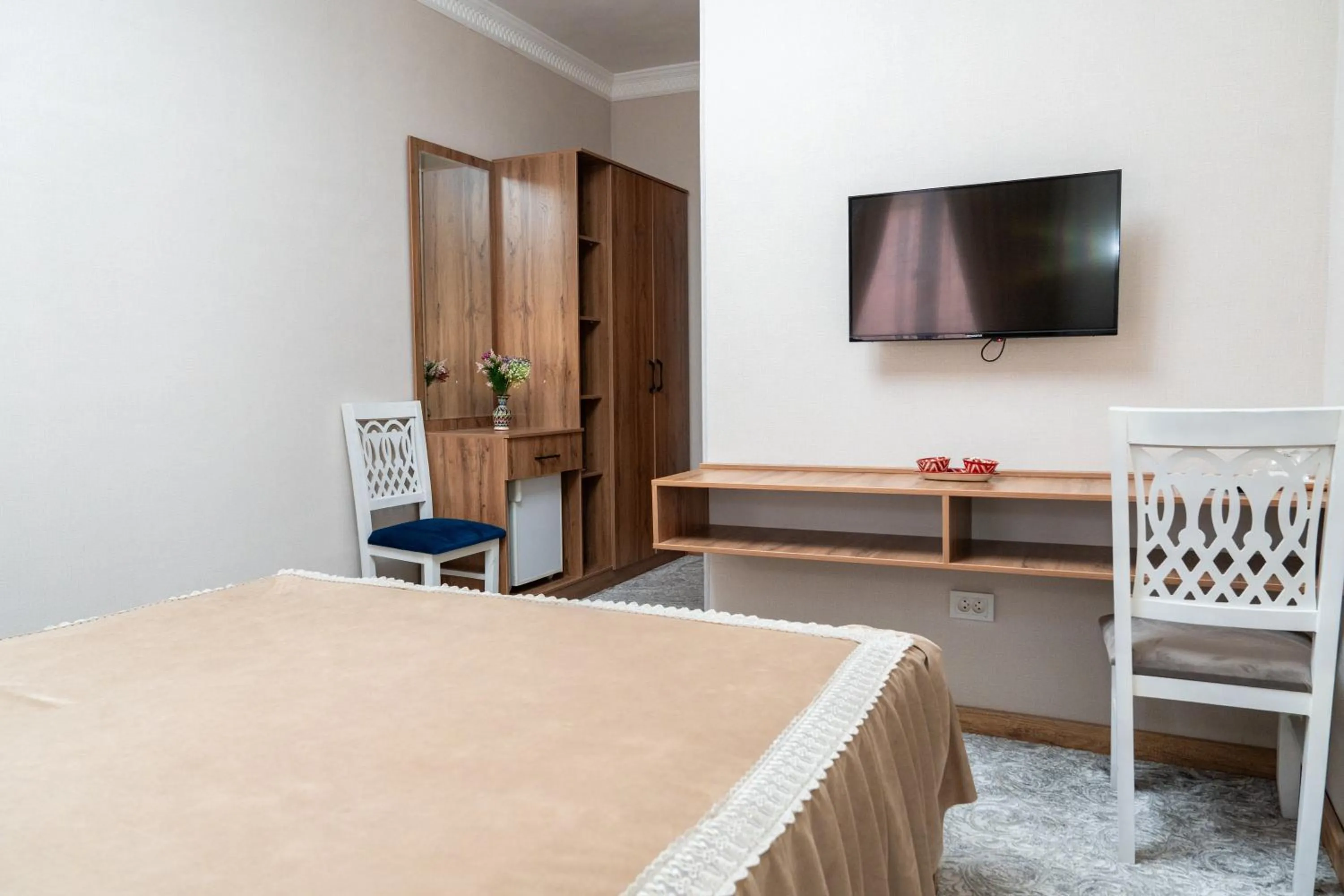 Bed in Hotel Caravan Serail