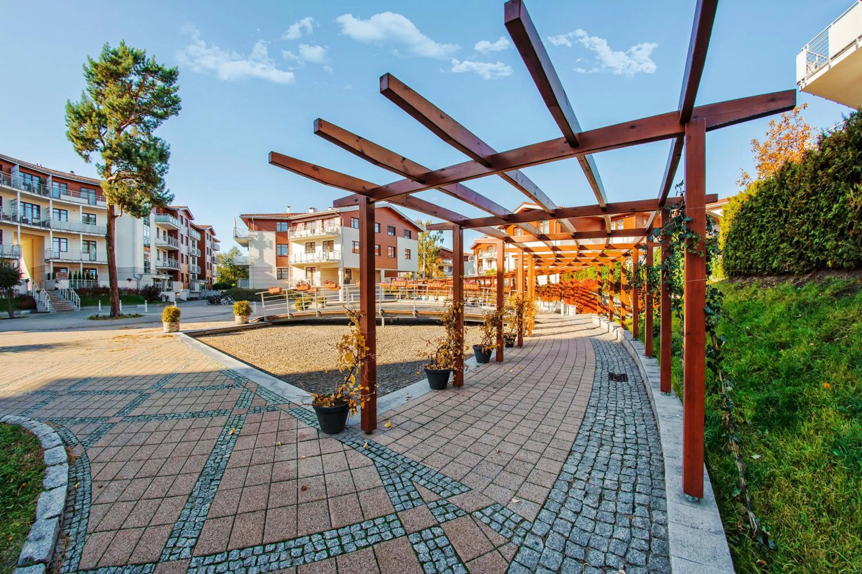 Decorative detail in Neptun Park, Sun & Snow