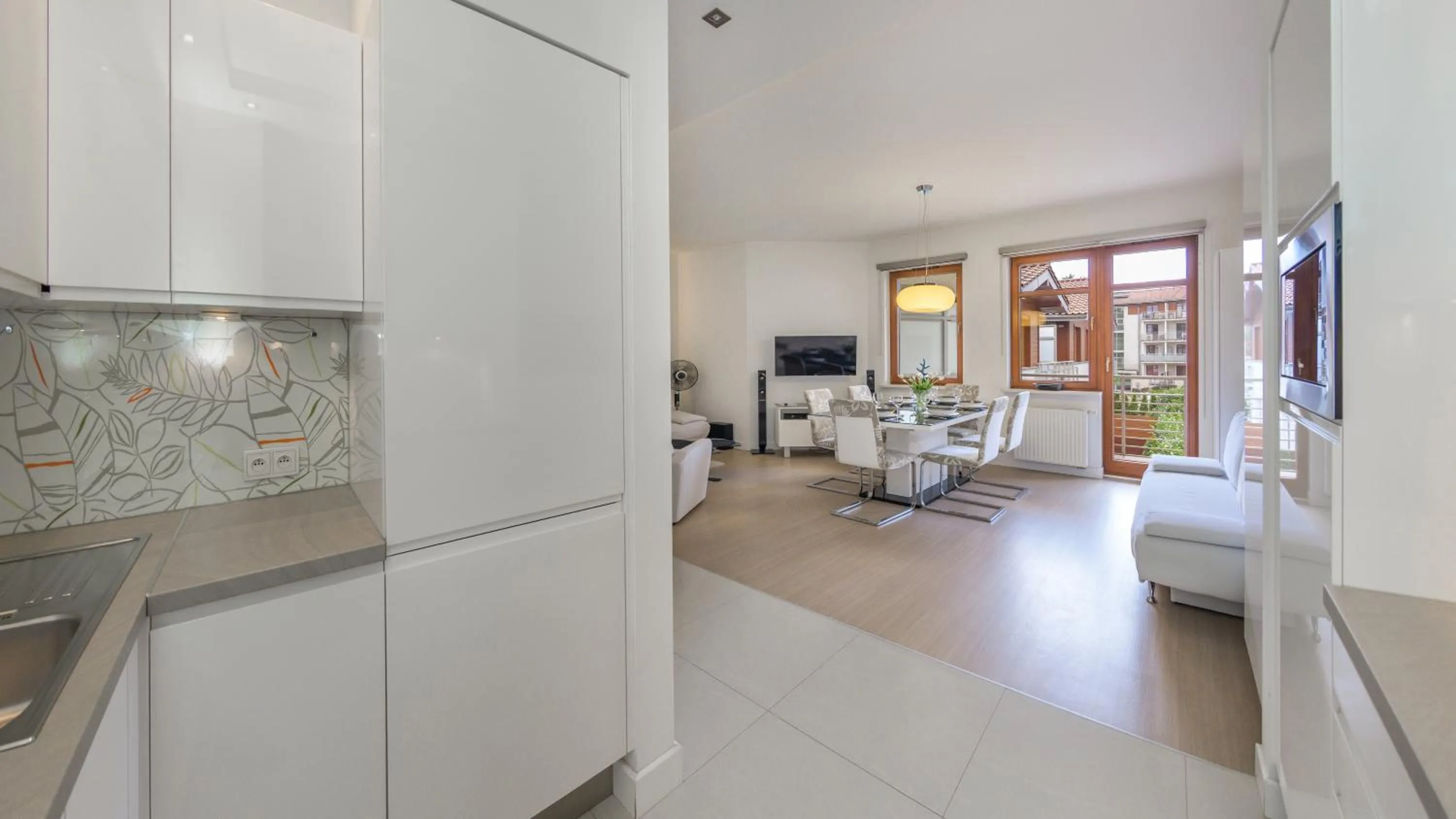 Kitchen or kitchenette in Neptun Park, Sun & Snow