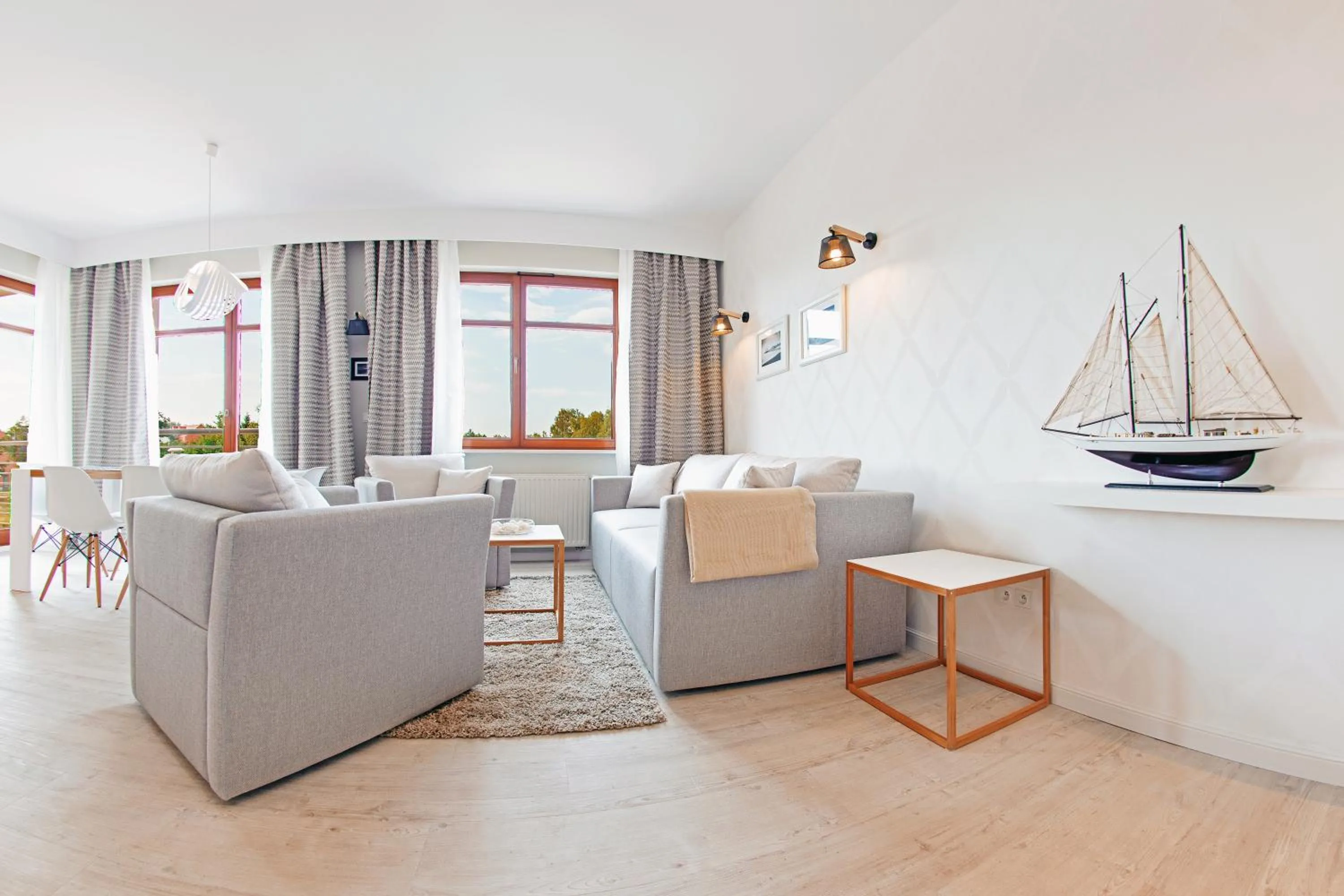 Living room in Neptun Park, Sun & Snow