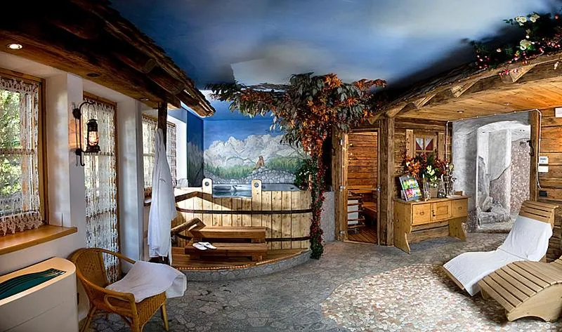Spa and wellness centre/facilities in Hotel Garni San Nicolò