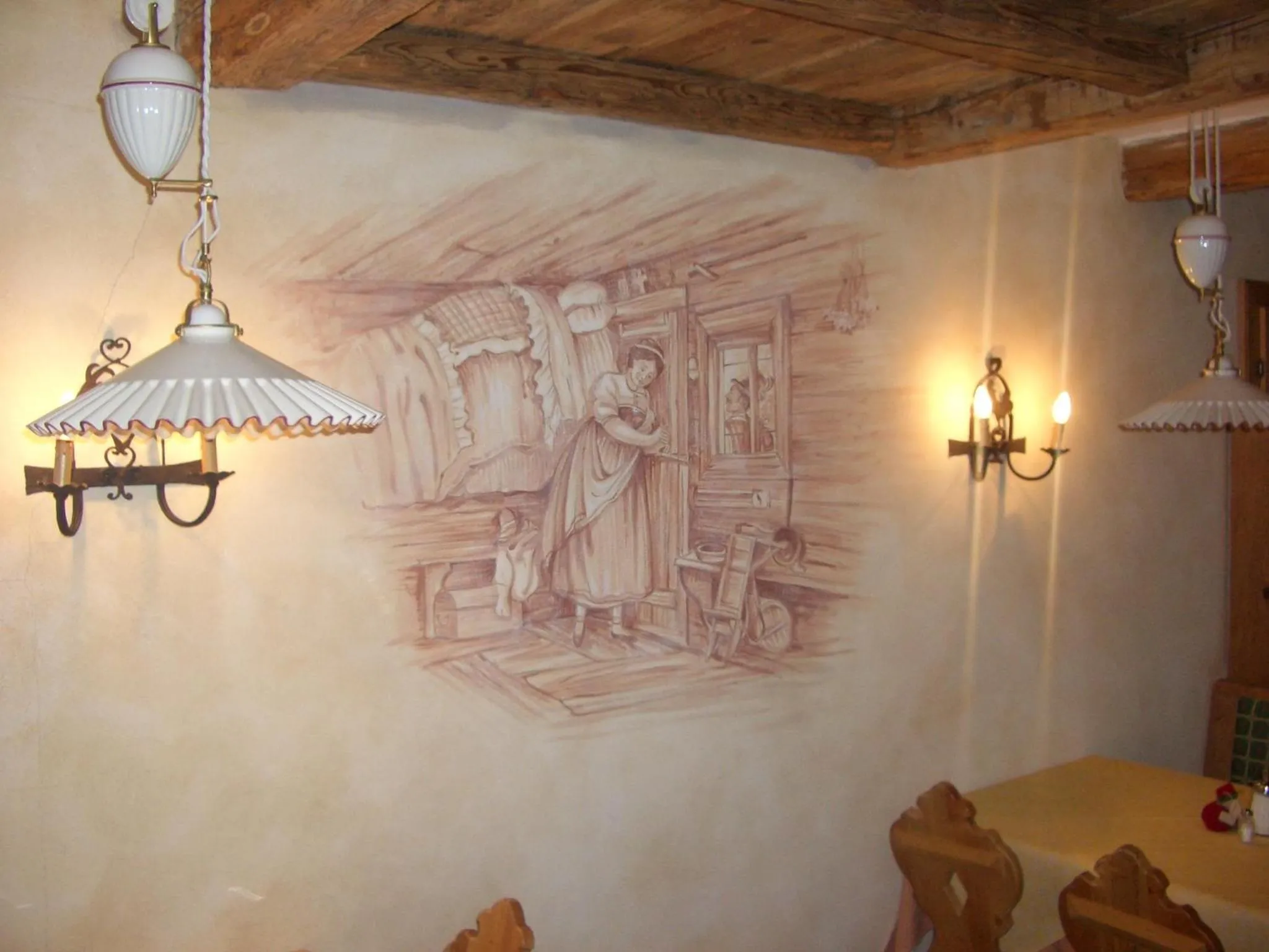 Decorative detail in Hotel Garni San Nicolò