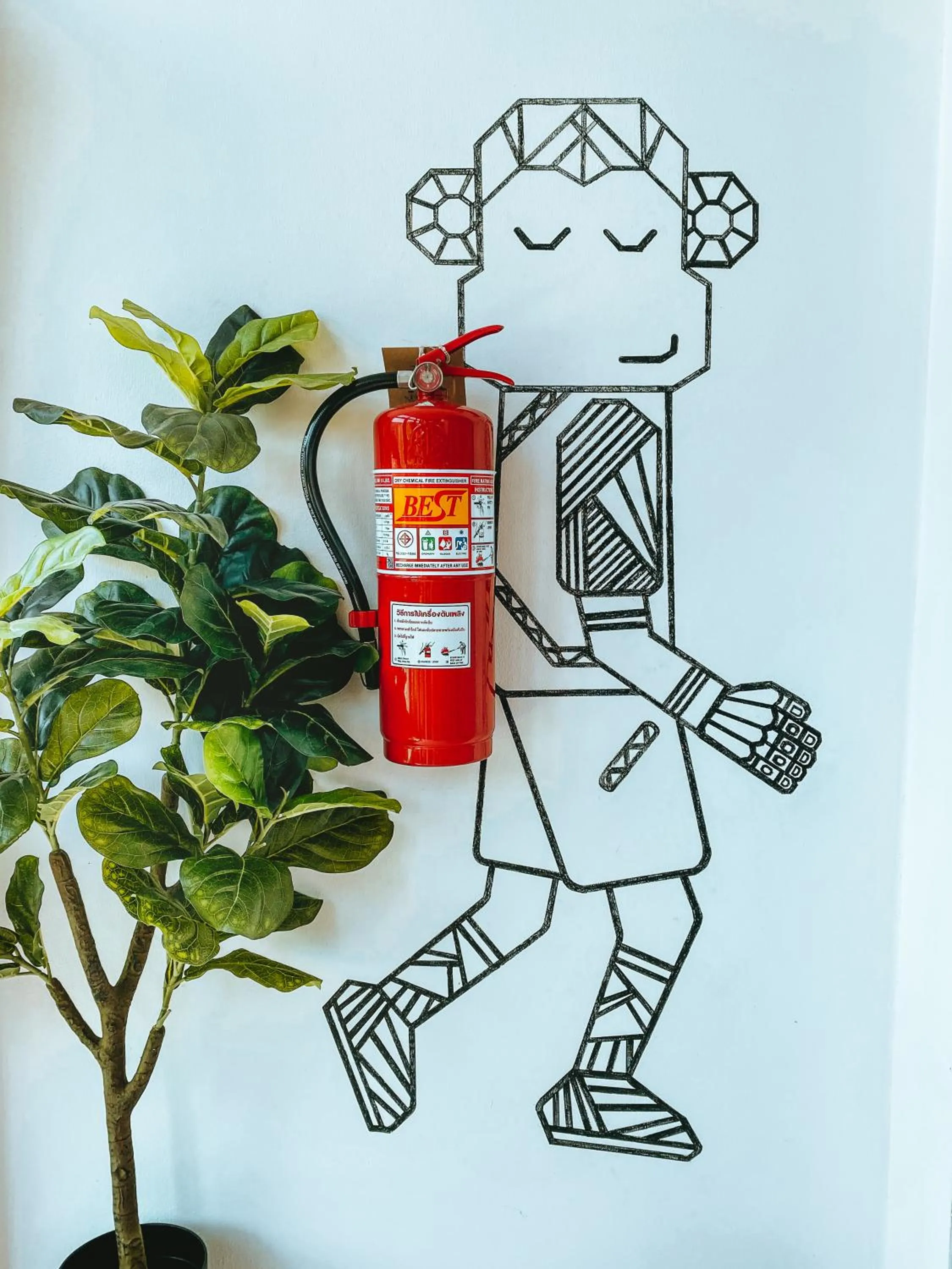 Decorative detail in Blu Monkey Phi Phi Island