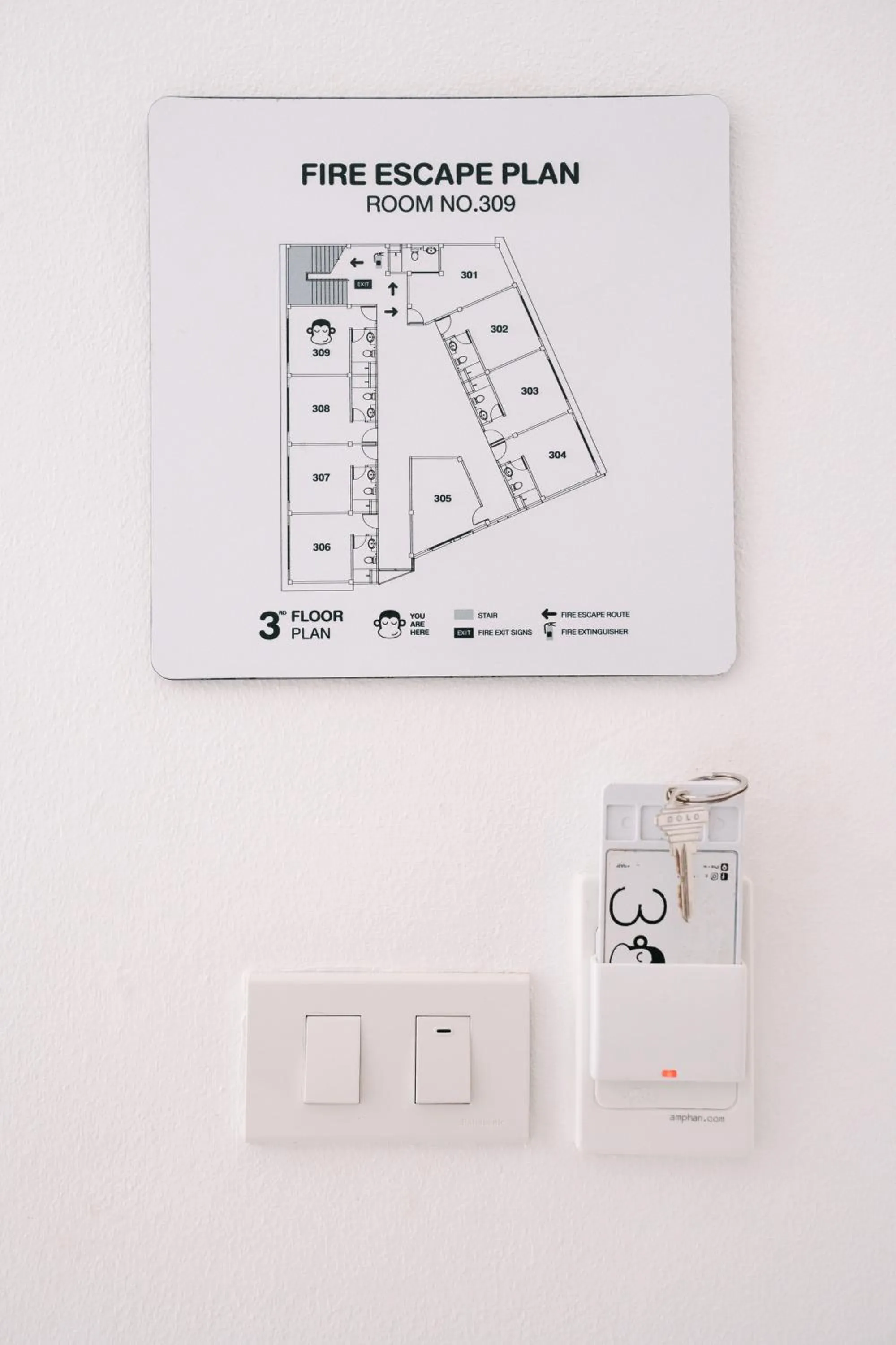 Floor plan in Blu Monkey Phi Phi Island