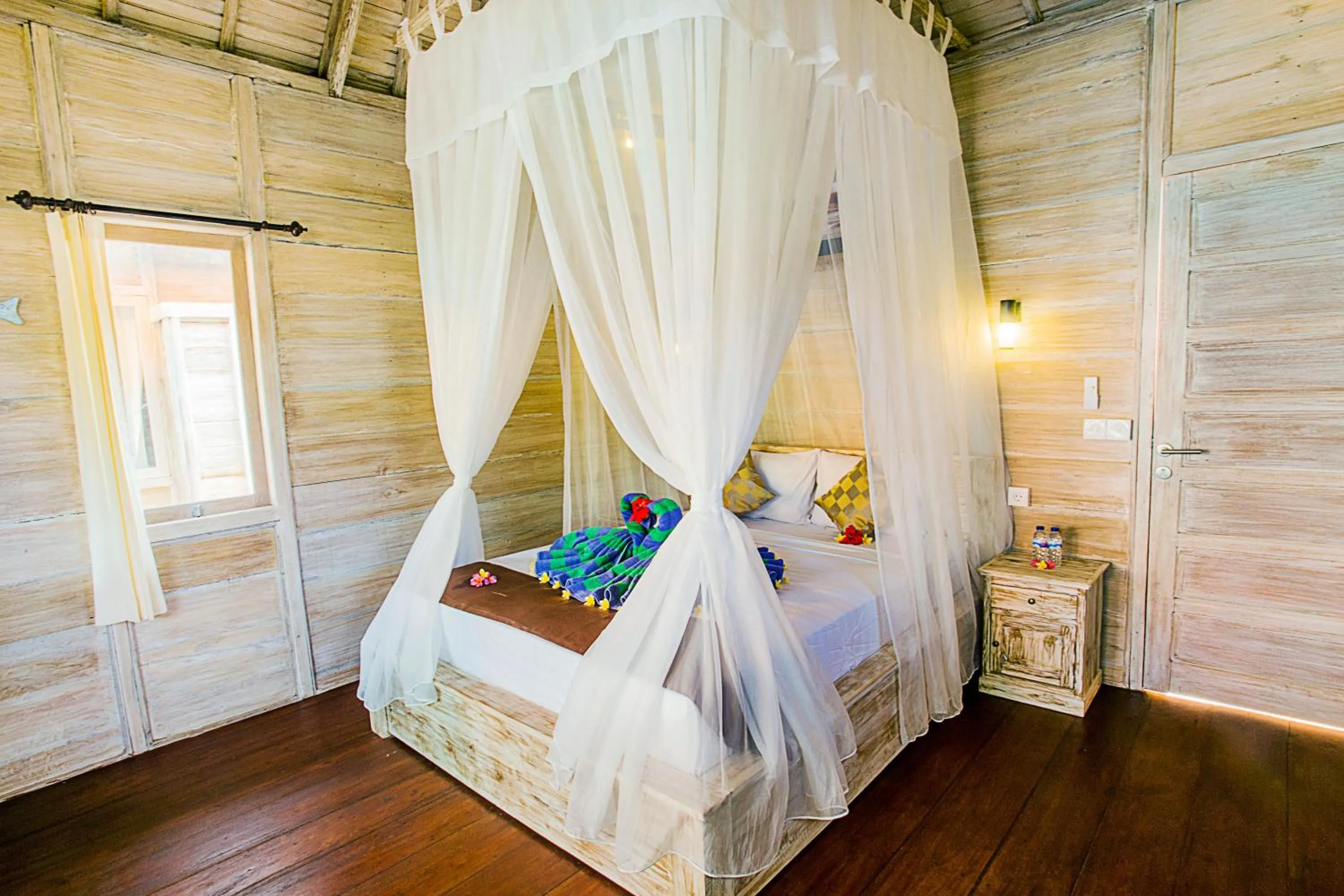 Bed in Secret Point Huts