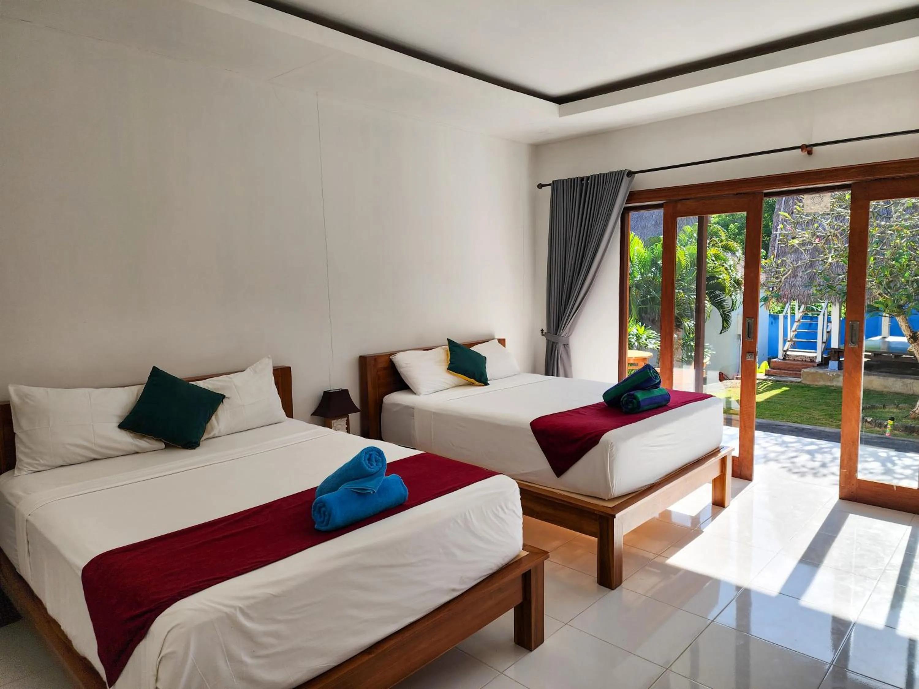 Bed in Secret Point Huts