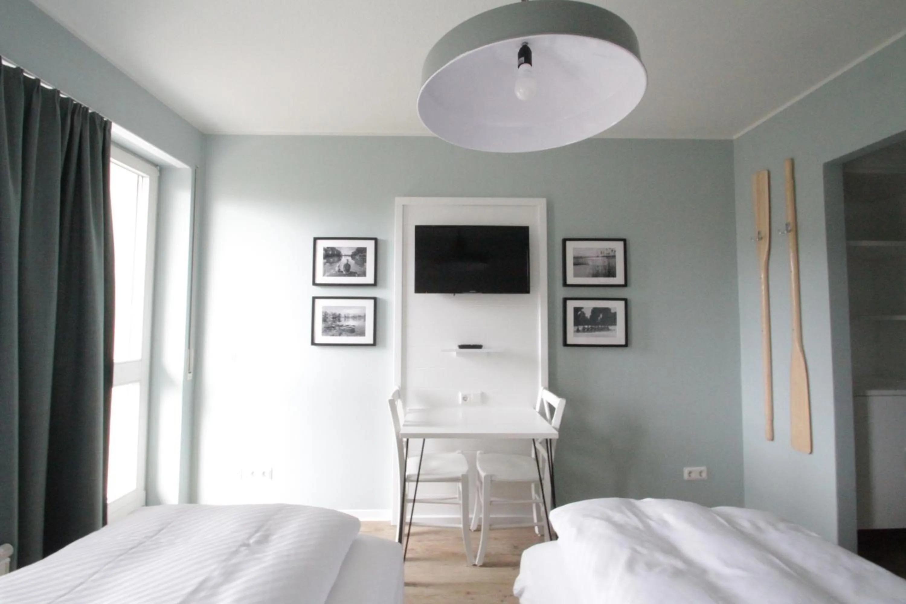 Decorative detail, Bed in Havelhotel