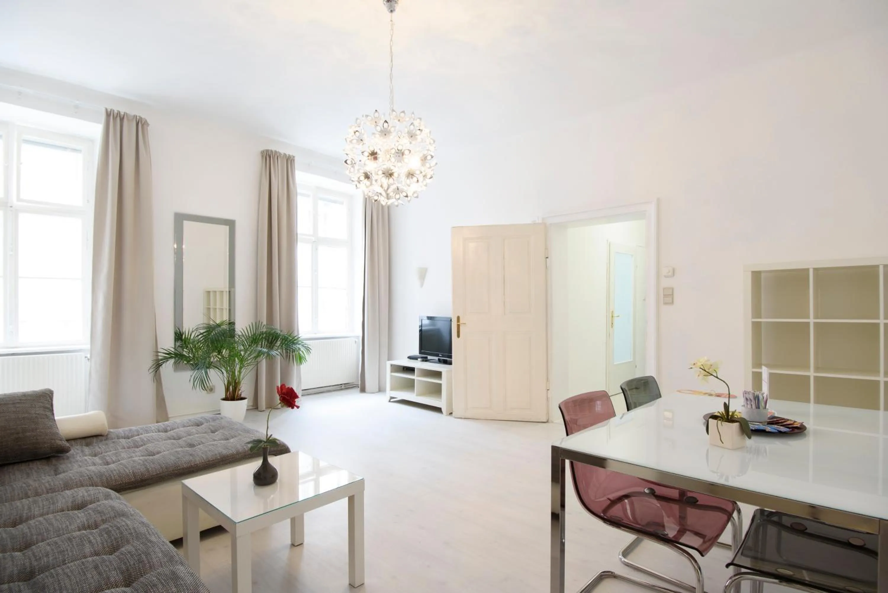 Living room in Vienna-apartment-one Schmidgasse