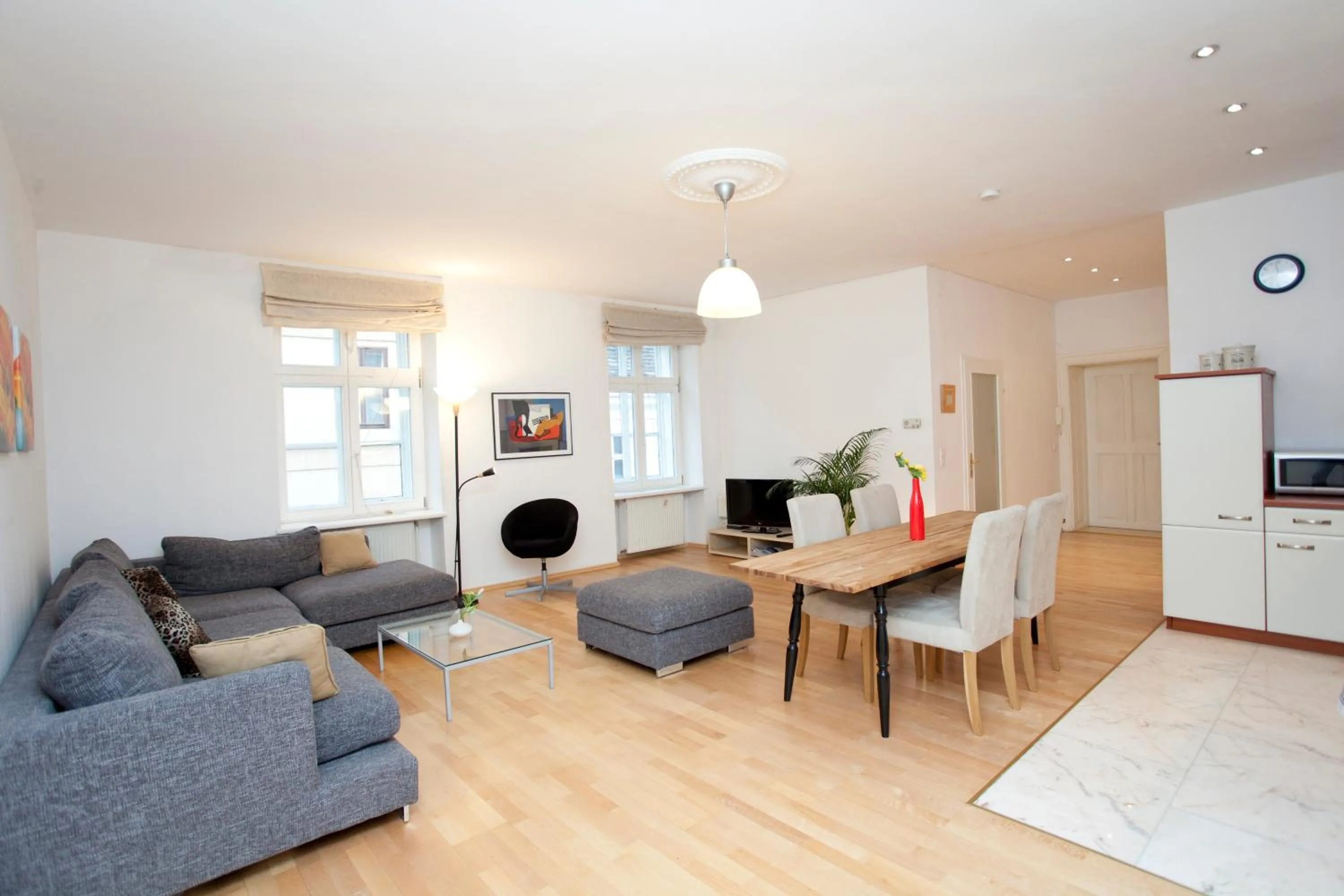 Living room in Vienna-apartment-one Schmidgasse