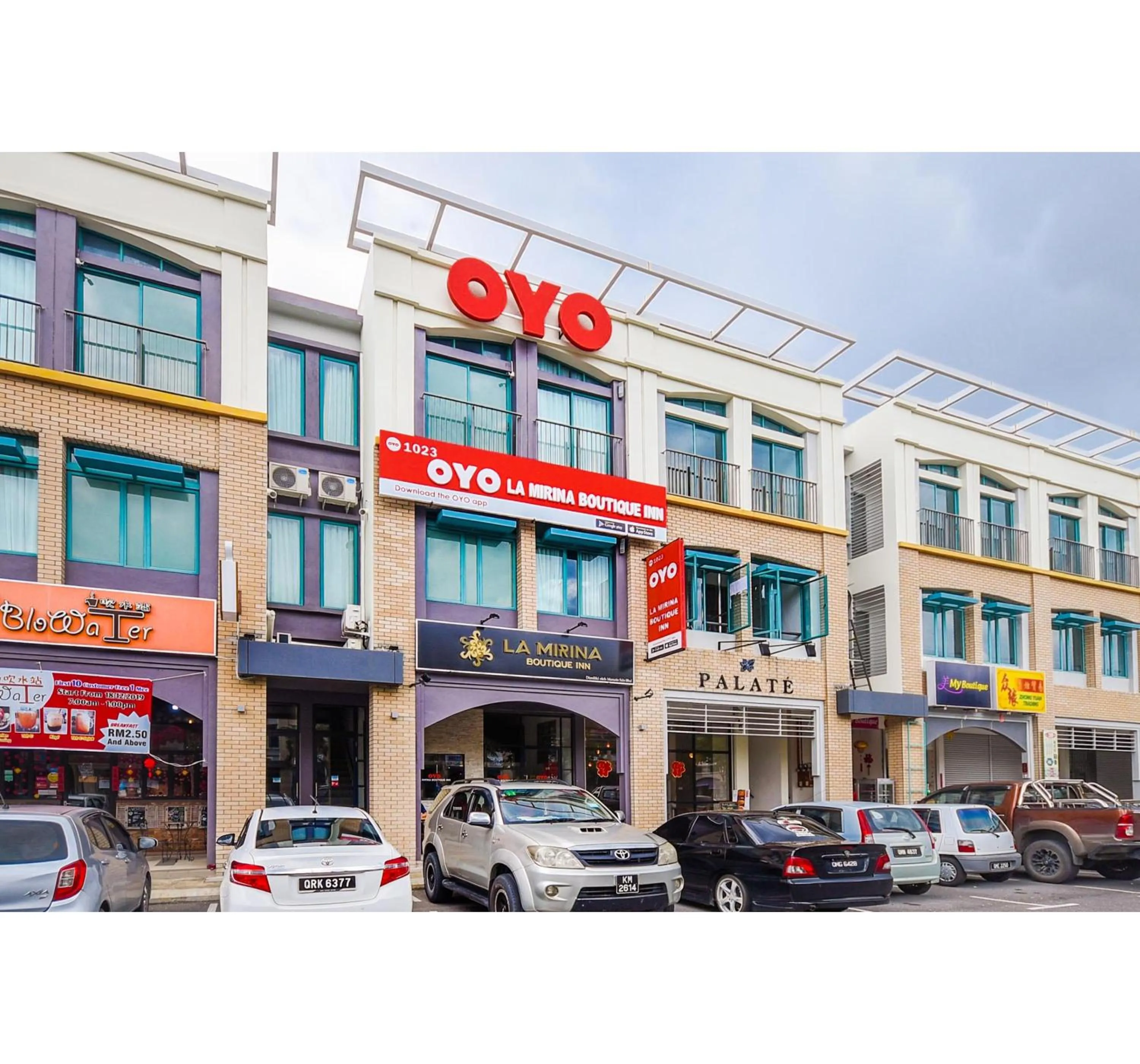 Facade/entrance in Hotel O La Mirina Boutique Inn