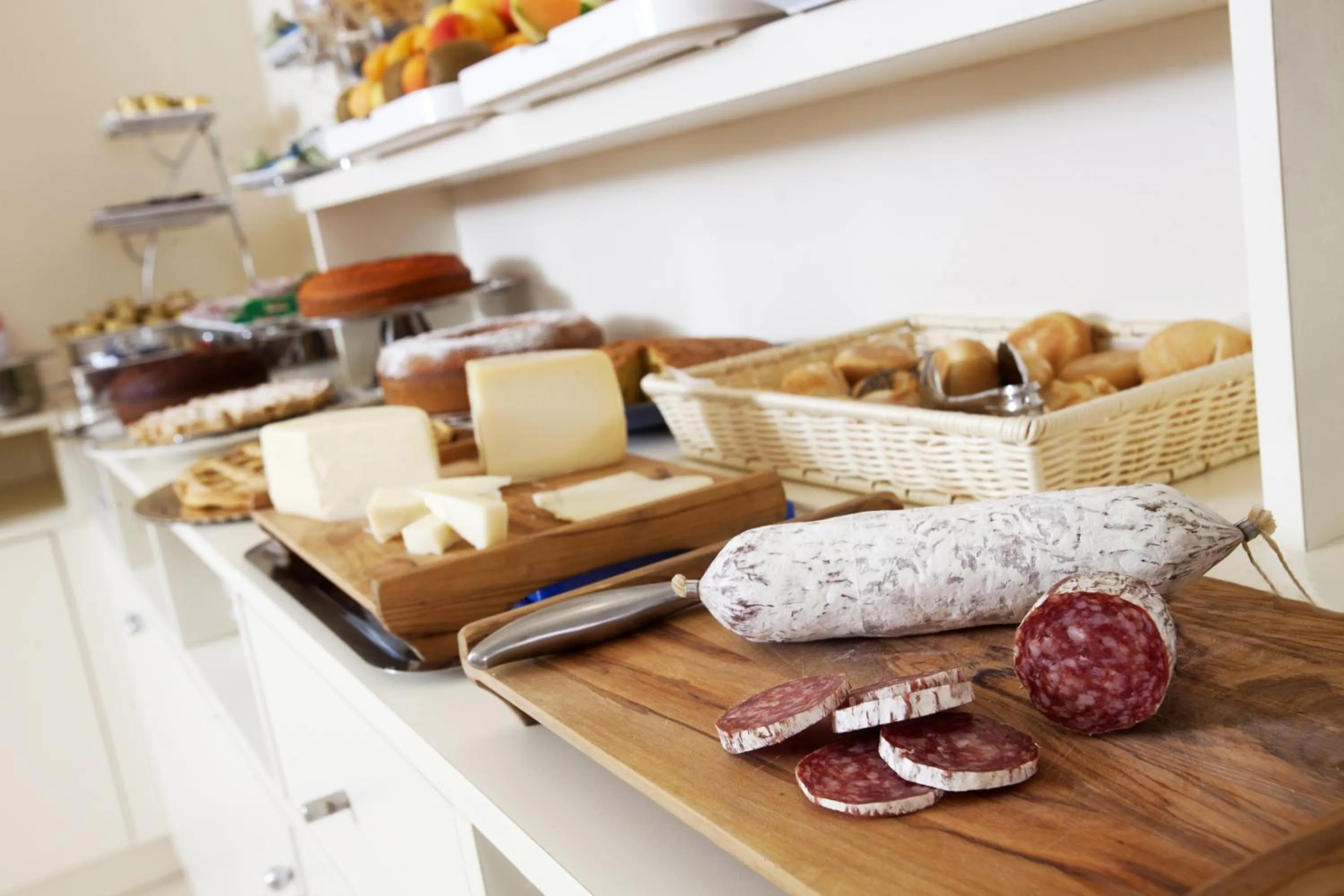 Buffet breakfast in Hotel Corallo