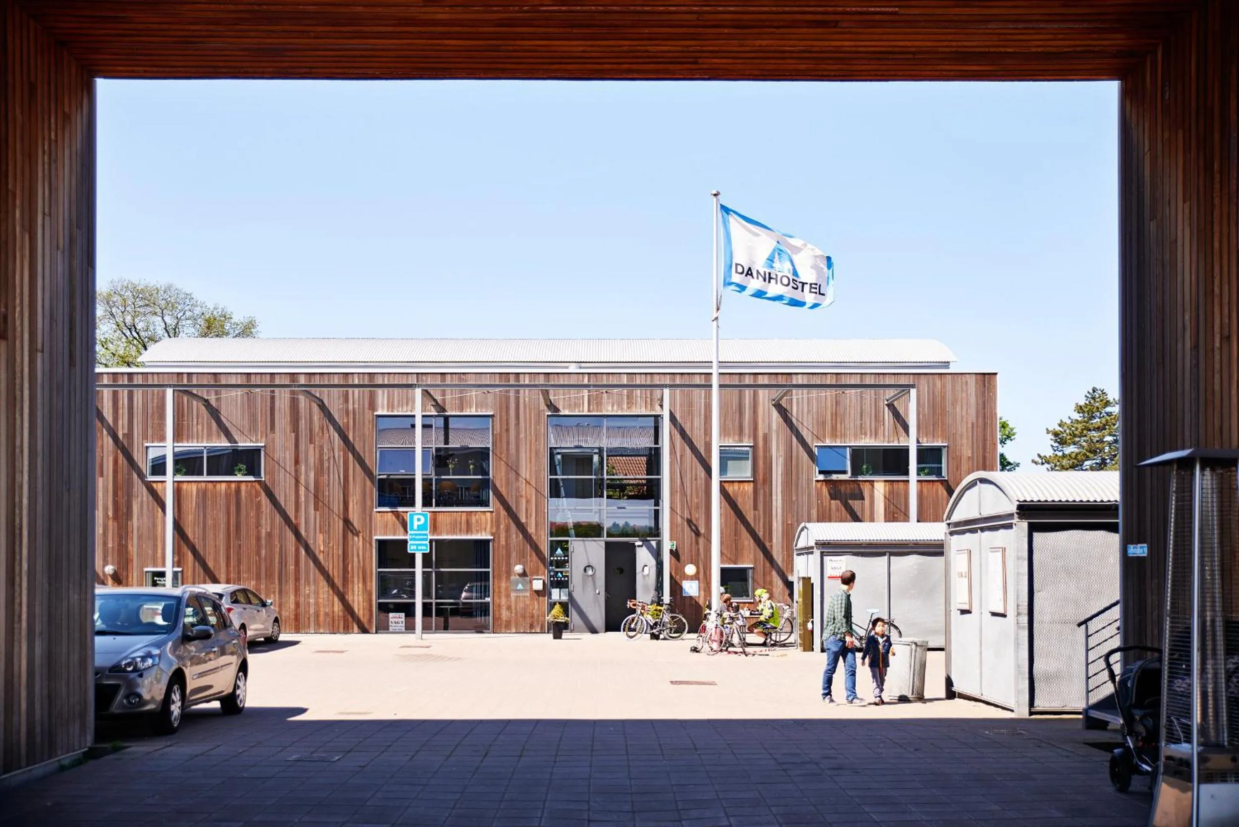 Facade/entrance in Roskilde Danhostel