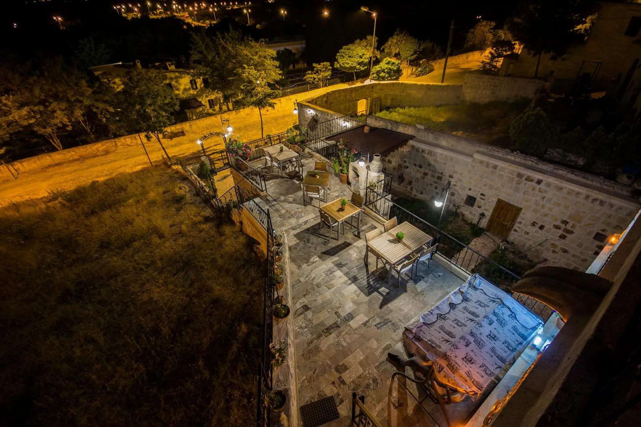 Bird's eye view in Assiana Cave Hotel